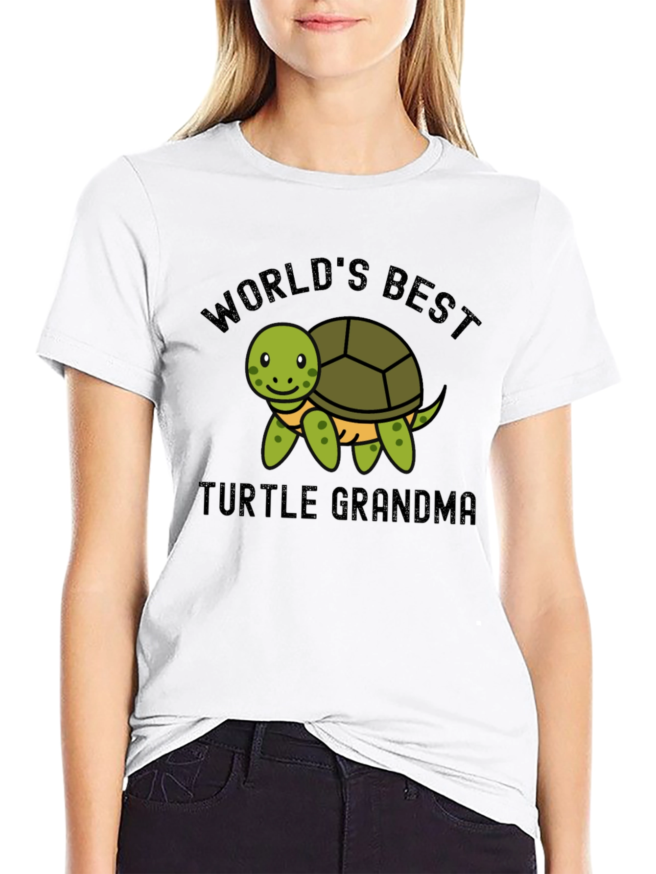 Black World's Best Turtle Grandma T-Shirt view 9