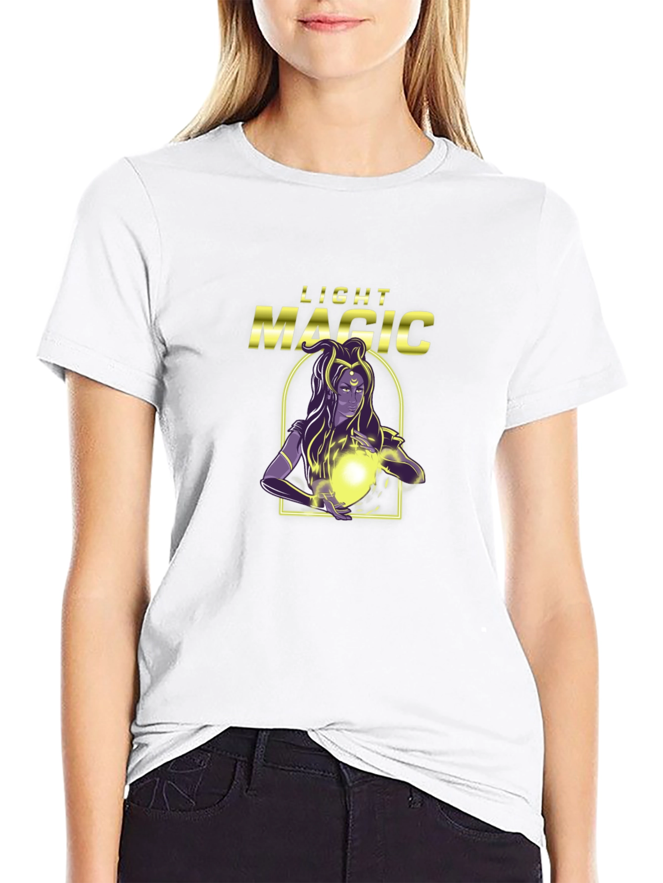 Black Light Magic Graphic T-Shirt view 9