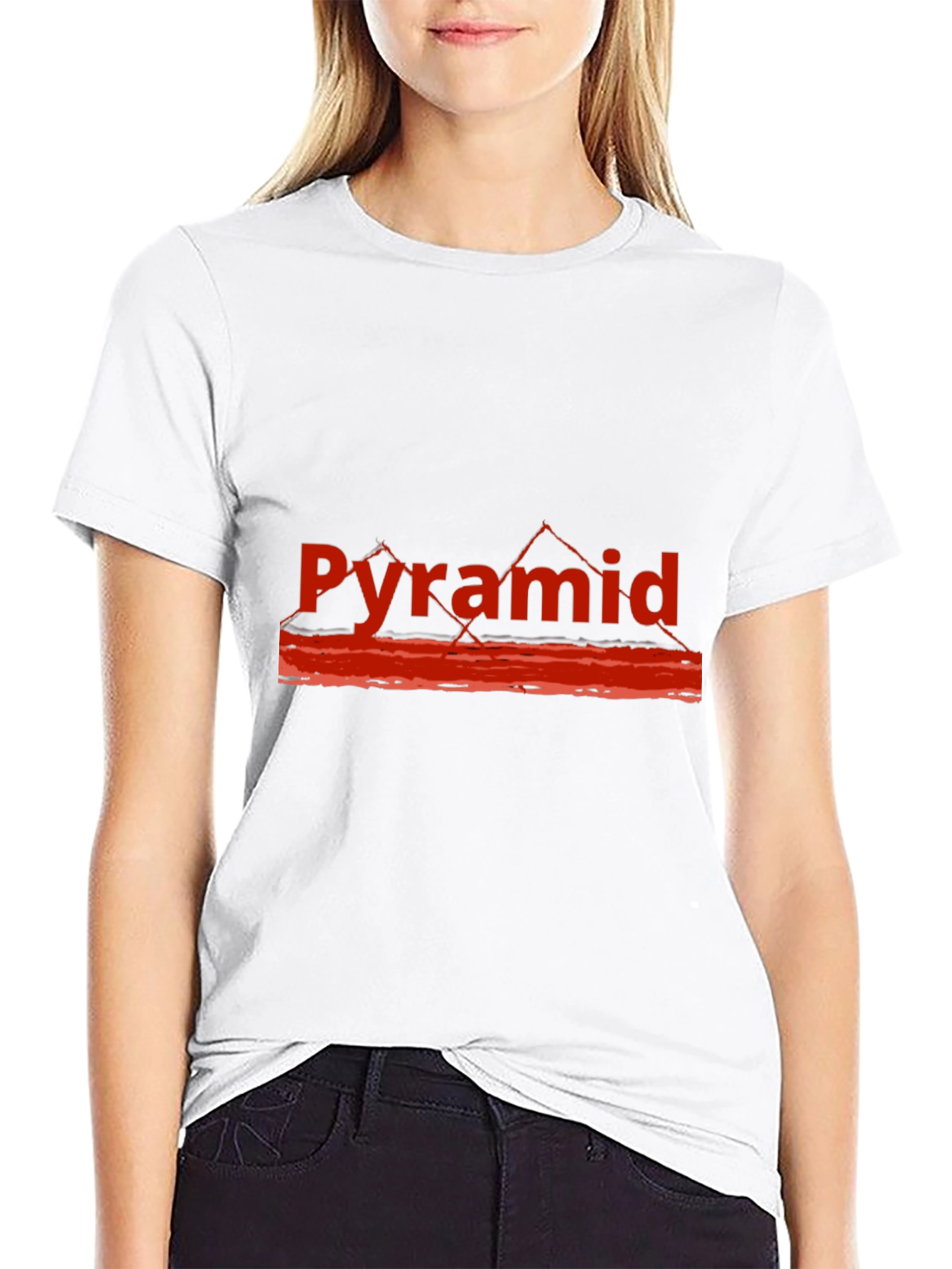 Black Pyramid Graphic Tee - Men's Black T-Shirt view 9