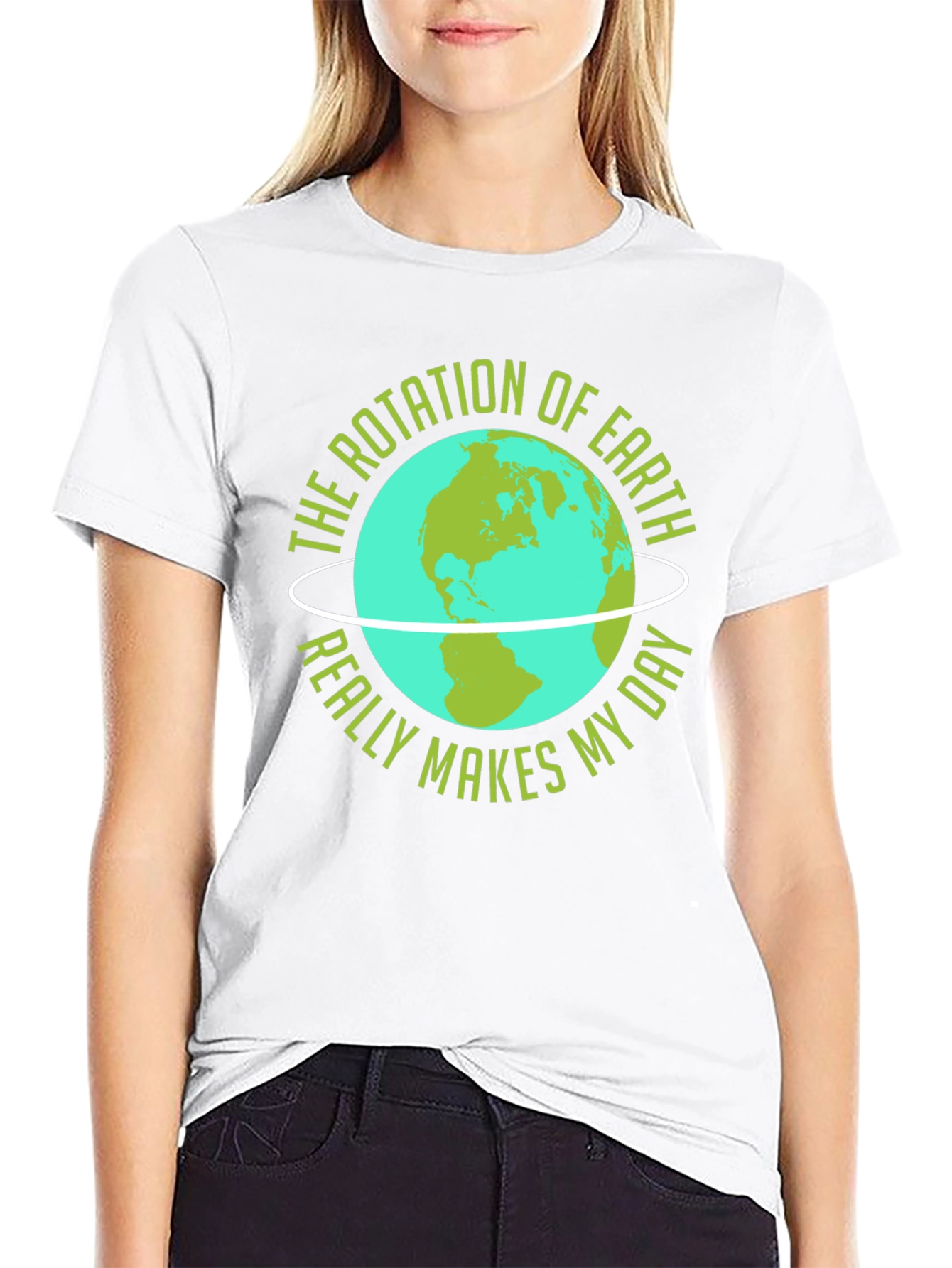 Black Earth Rotation T-Shirt - Makes My Day! view 9