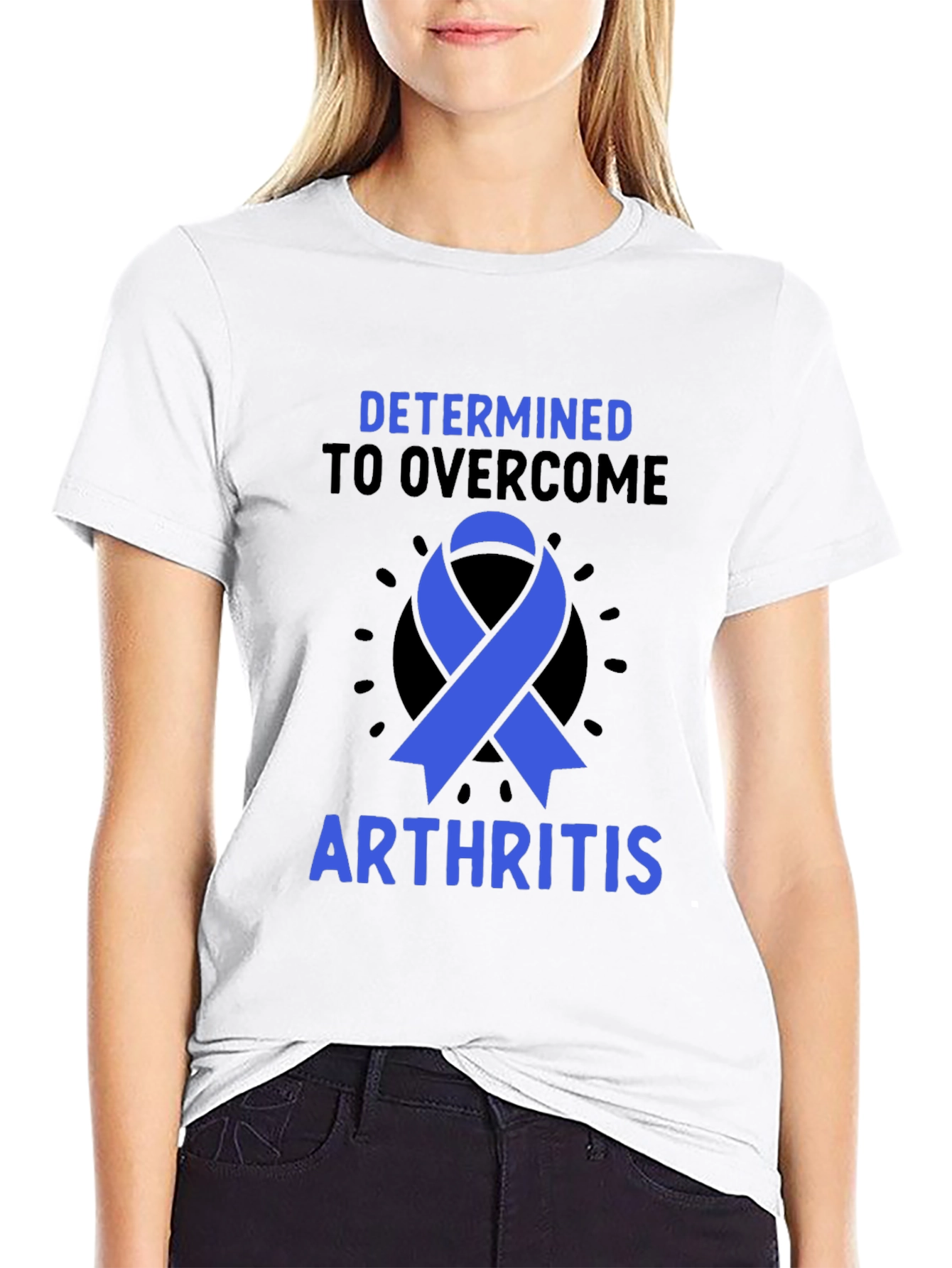 Arthritis Awareness T-Shirt - Determined to Overcome - 9