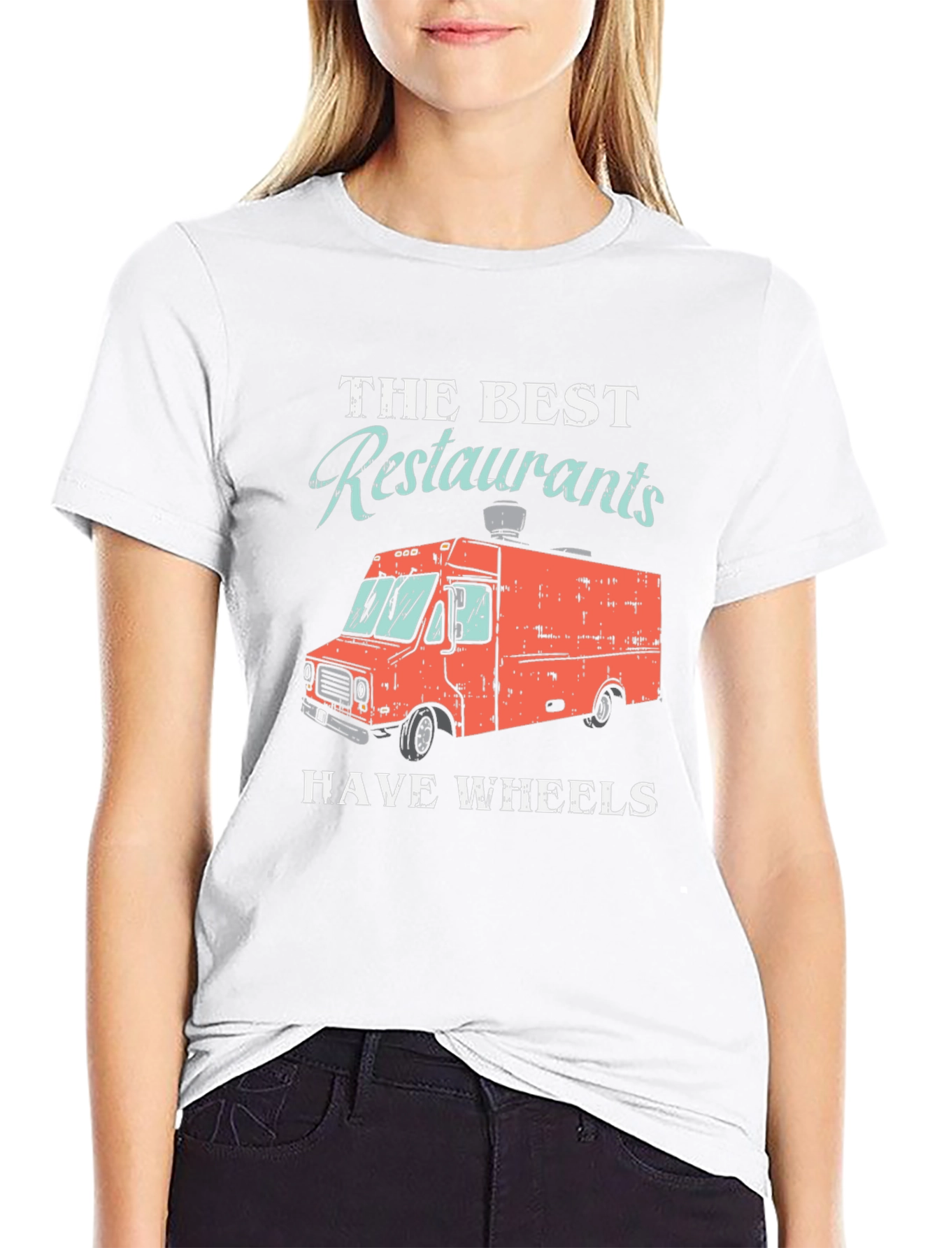 Black The Best Restaurants Have Wheels T-Shirt view 9