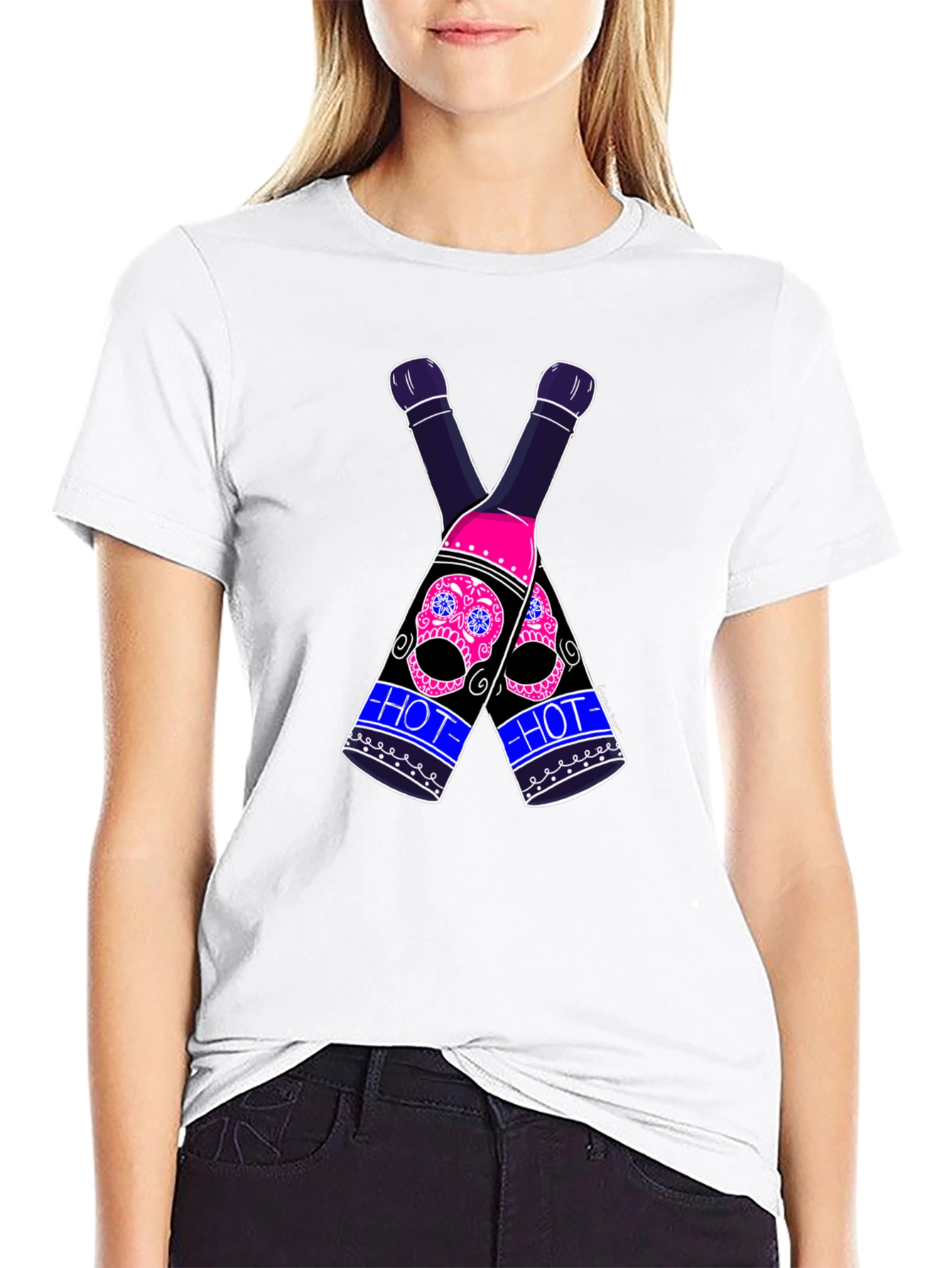Black Skull Hot Sauce T-Shirt view 9