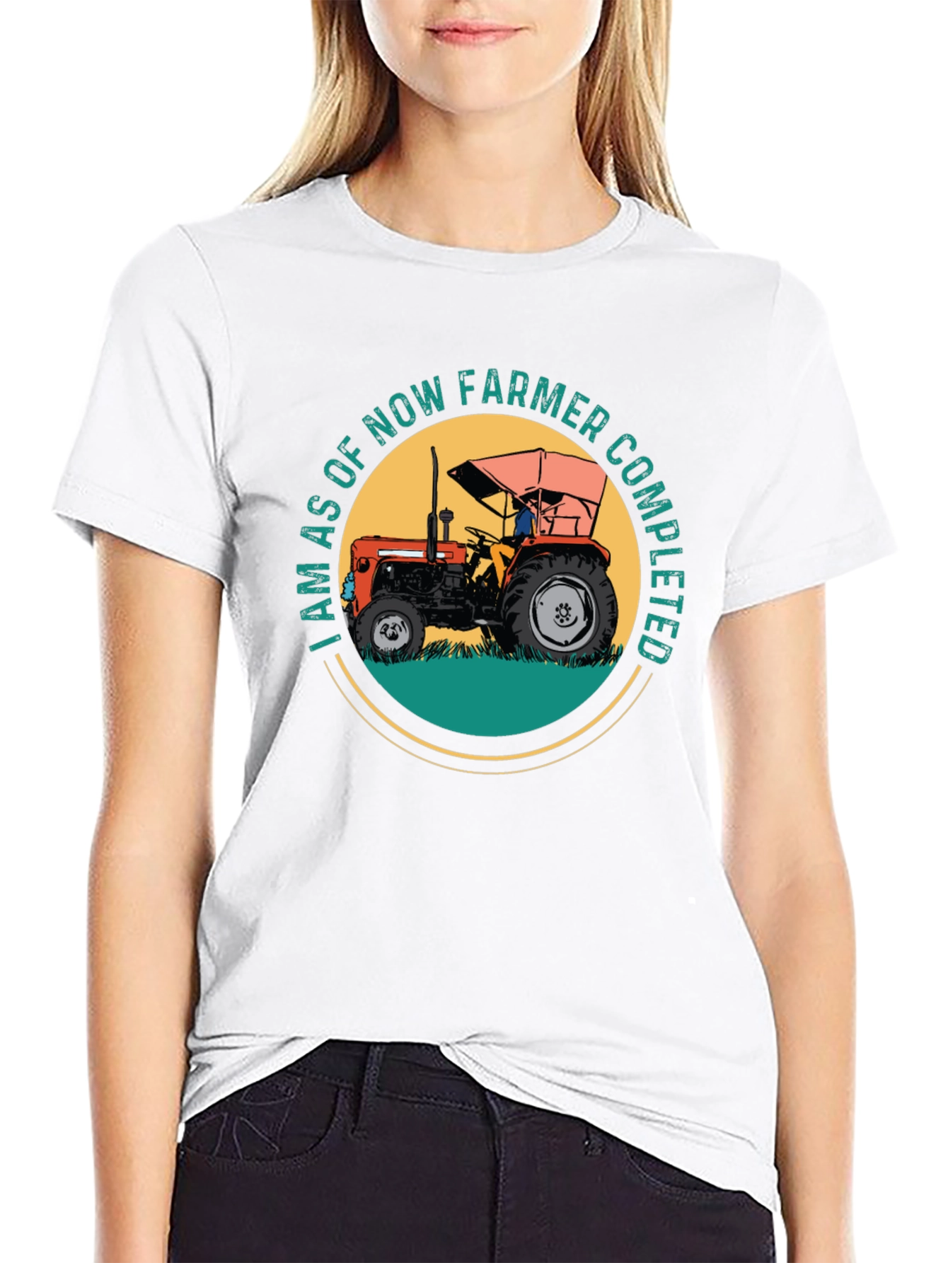 Black Farmer Completed T-Shirt - Black view 9