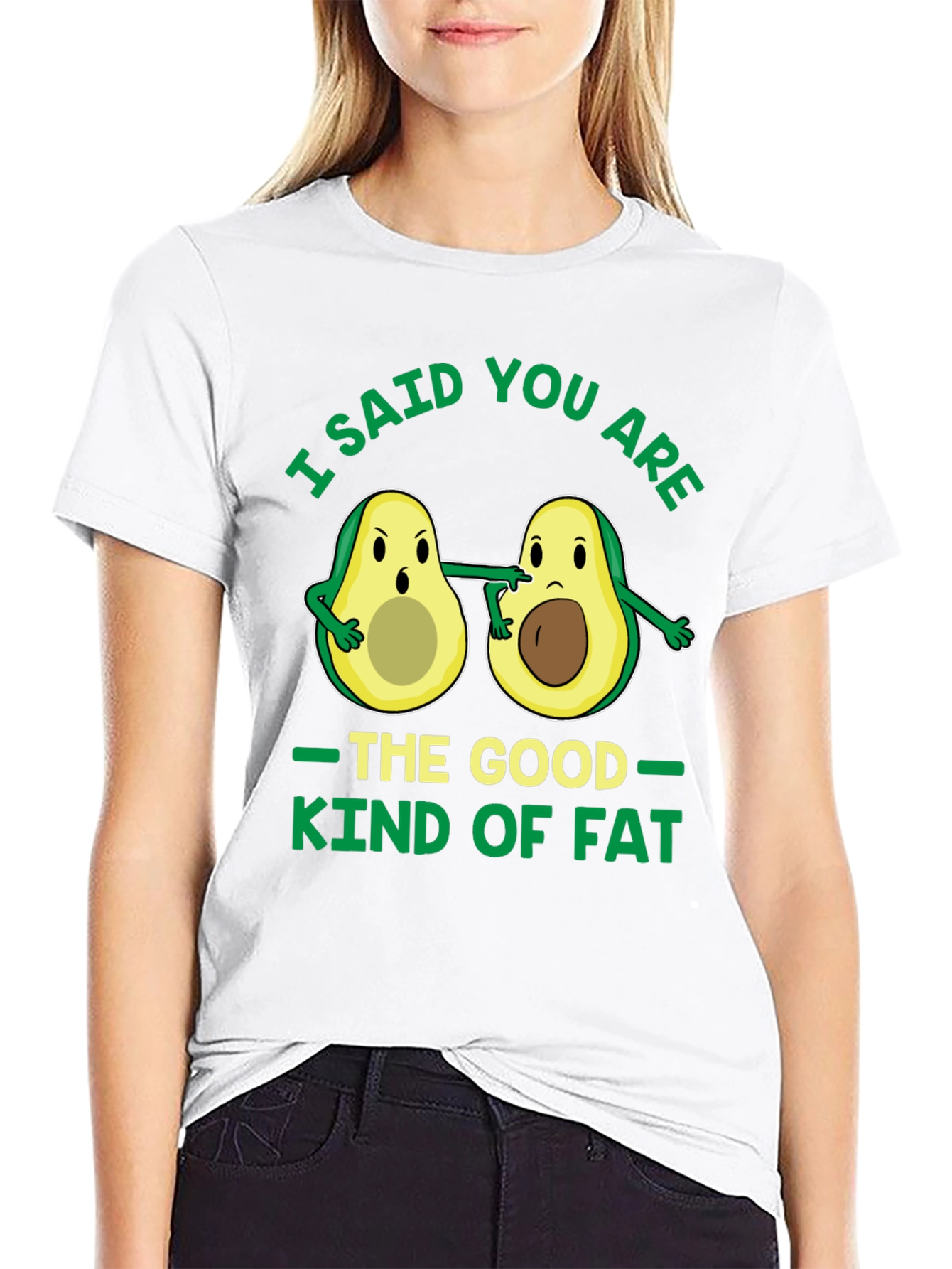 Black Avocado Good Fat Graphic T-Shirt view 9