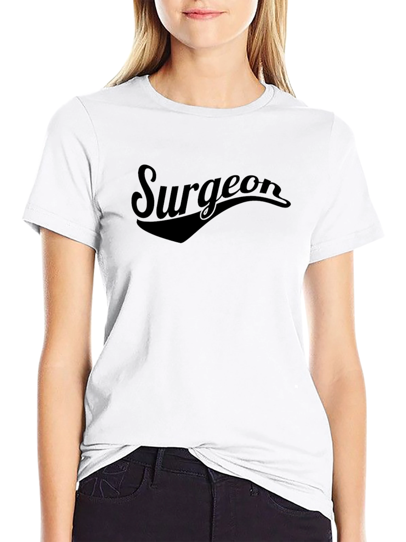 Black Surgeon Graphic Tee - Classic Style view 9