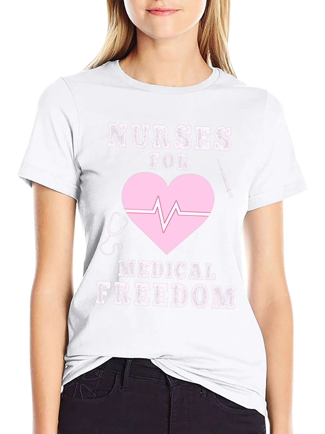Black Nurses for Medical Freedom T-Shirt view 9