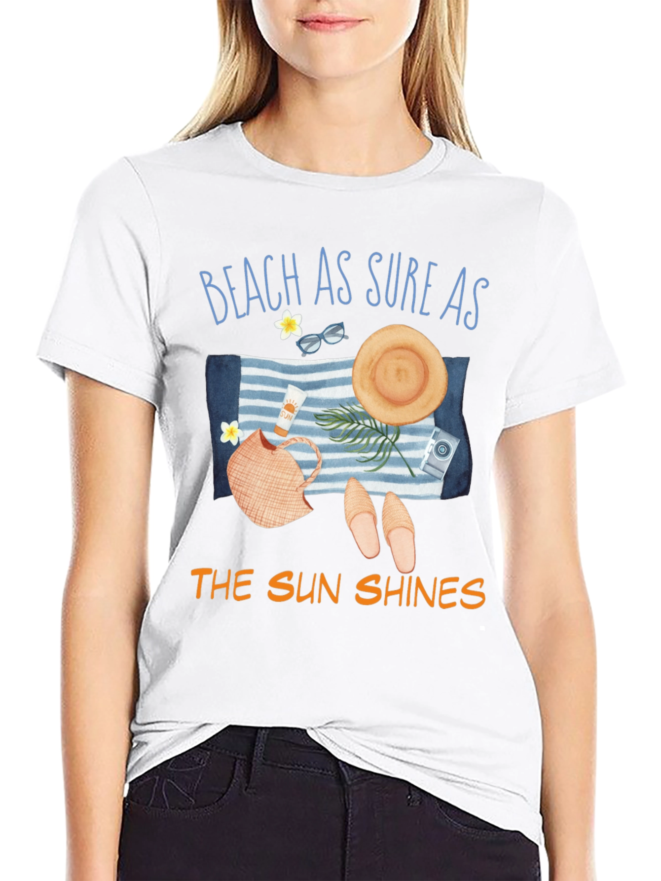 Black Beach As Sure As The Sun Shines Graphic T-Shirt view 9