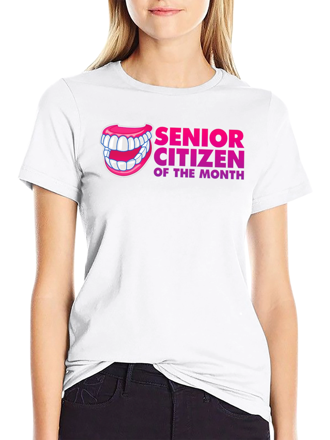 Black Senior Citizen of the Month Graphic T-Shirt view 9