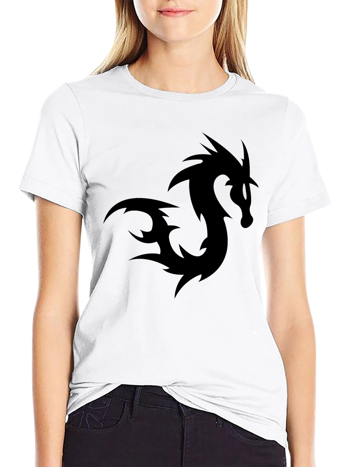 Black Black Dragon Graphic Tee - Casual Menswear view 9