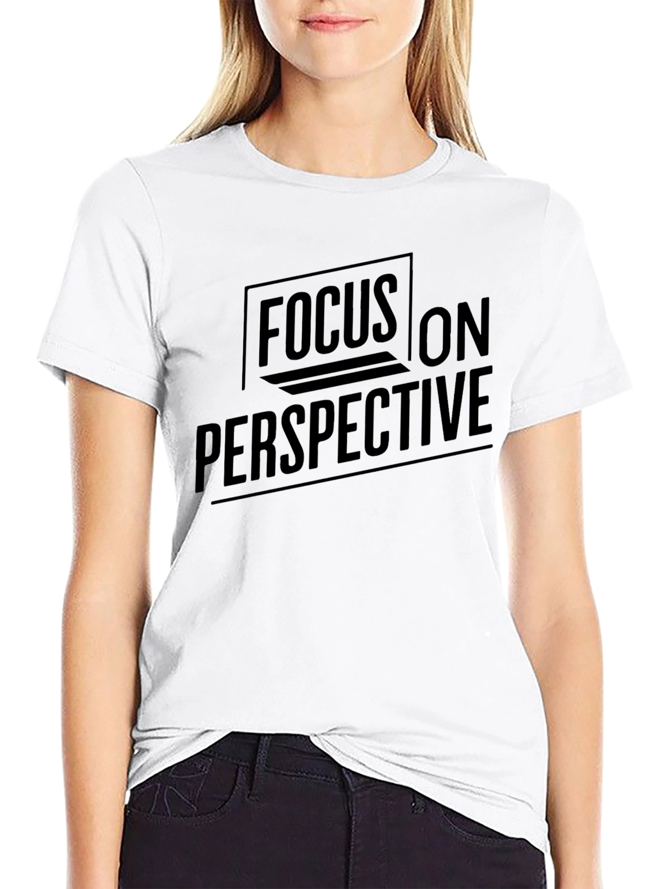 Focus on Perspective Graphic T-Shirt - 9