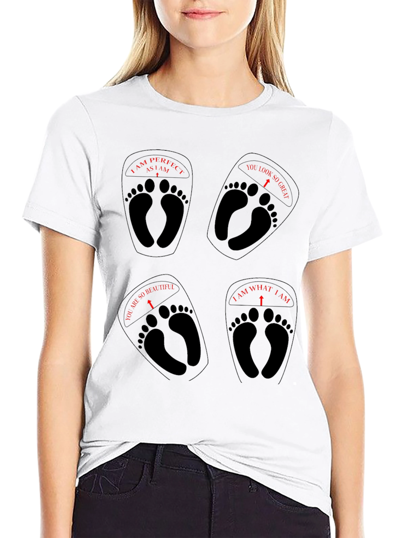 Black Body Positive T-Shirt view 9