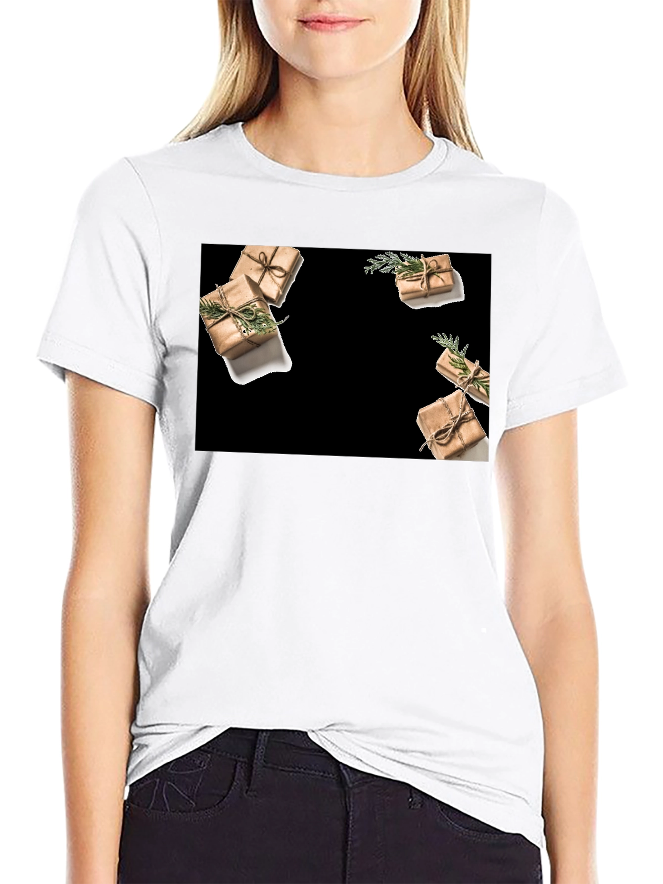 Black Gifts All Around T-Shirt, Black view 9