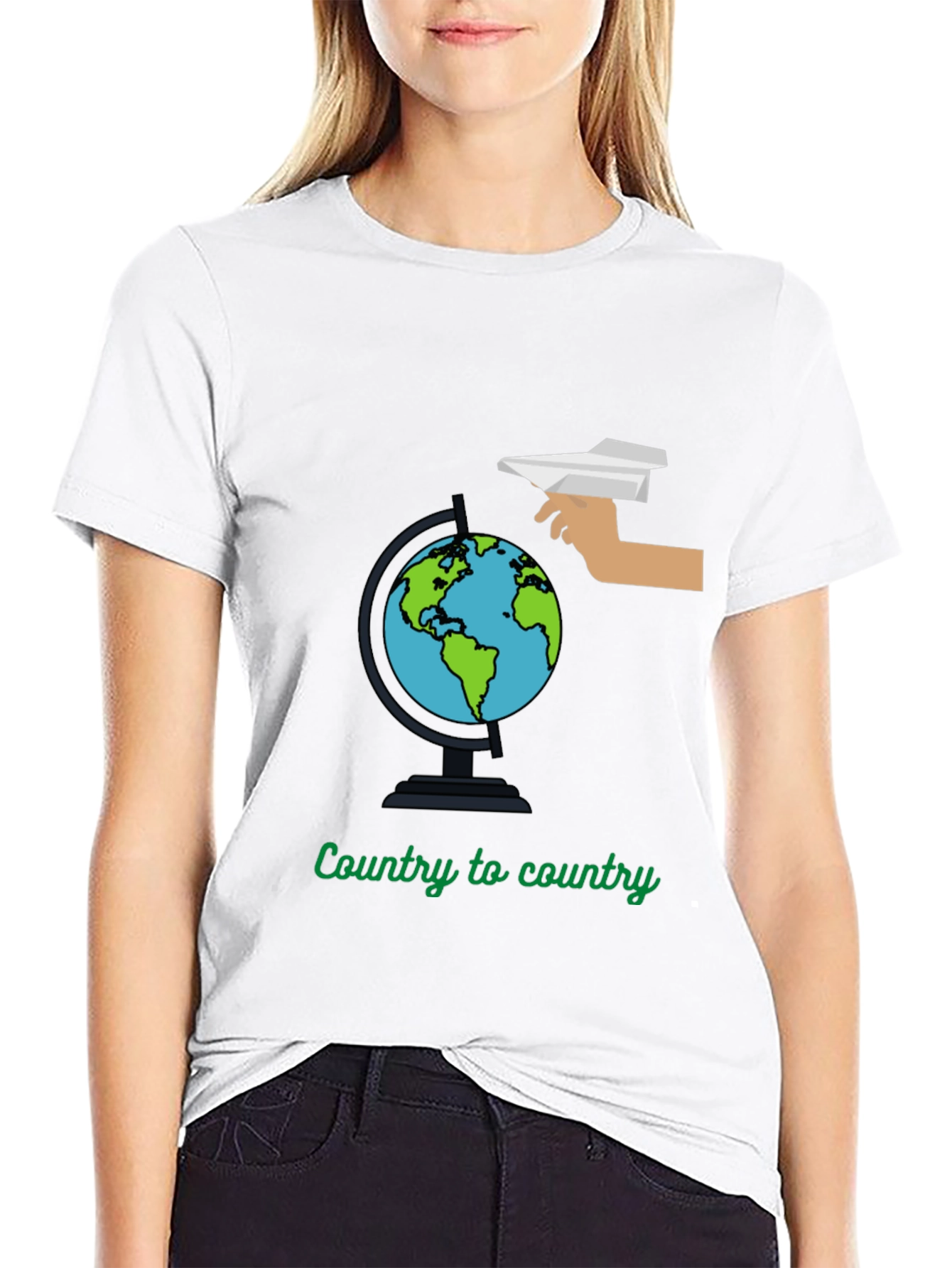 Country to Country Globe Graphic Tee - Travel T-Shirt - 9