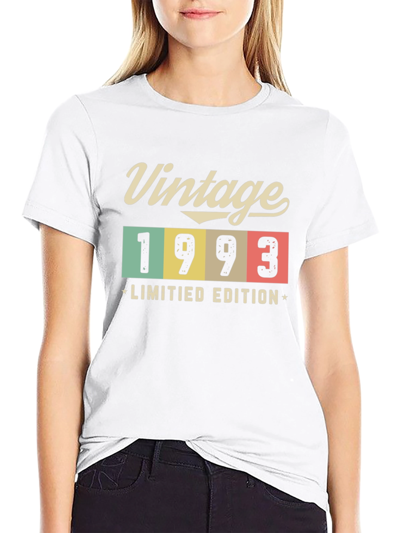 Black Vintage 1993 Limited Edition T-Shirt view 9
