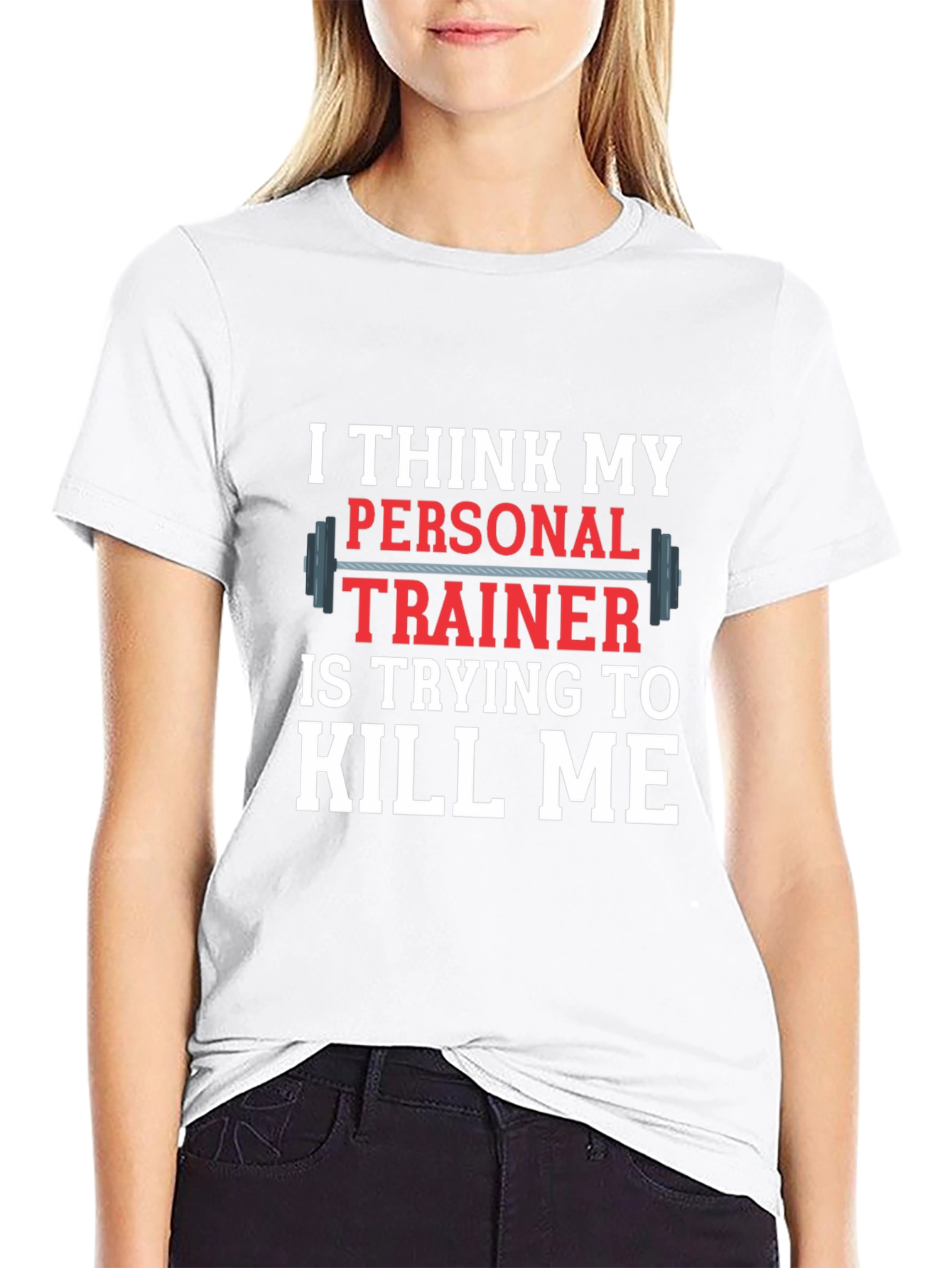 Black Funny Personal Trainer Gym T-Shirt view 9