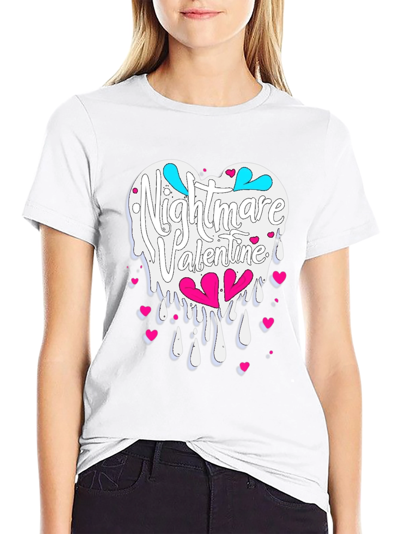 Black Nightmare Valentine T-Shirt view 9