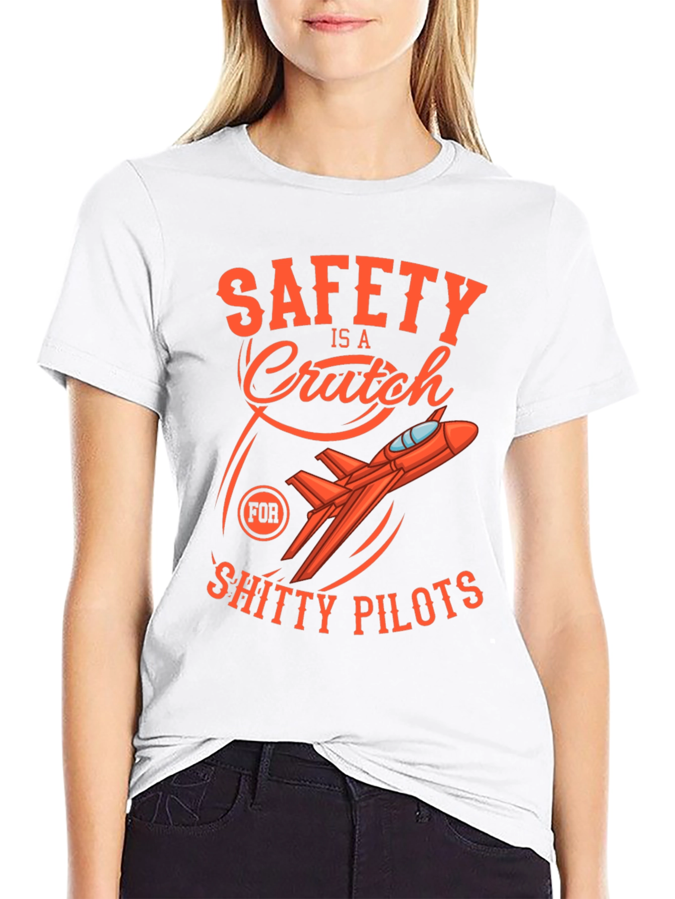 Black Safety is a Crutch T-Shirt view 9
