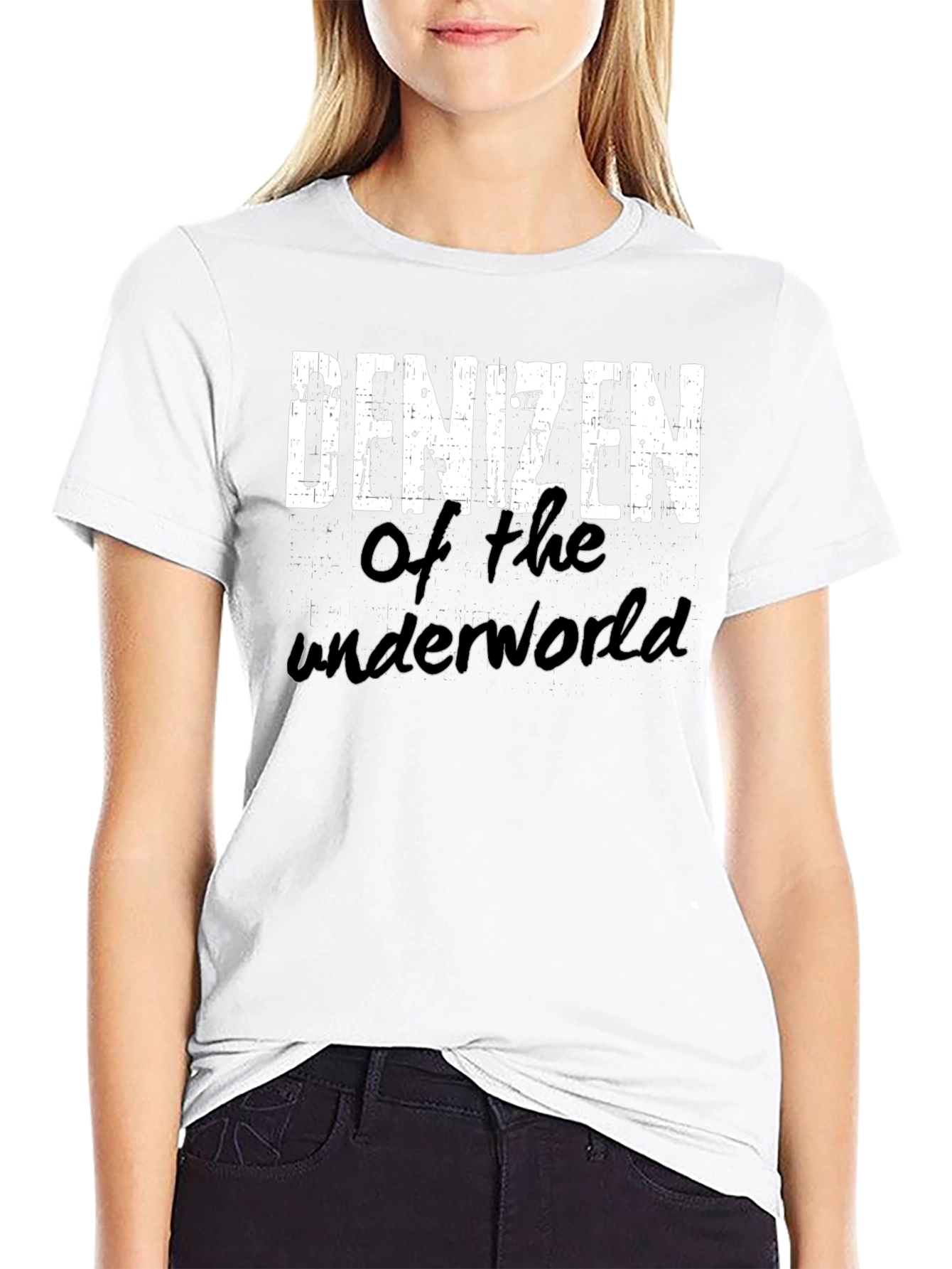 Black Denizen of the Underworld Graphic T-Shirt view 9