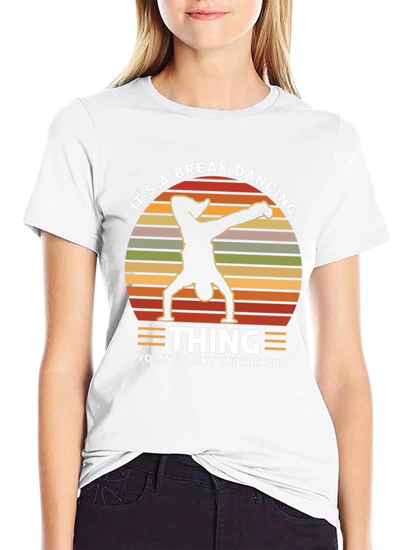 Black Breakdancing Thing T-Shirt - You Wouldn't Understand view 9