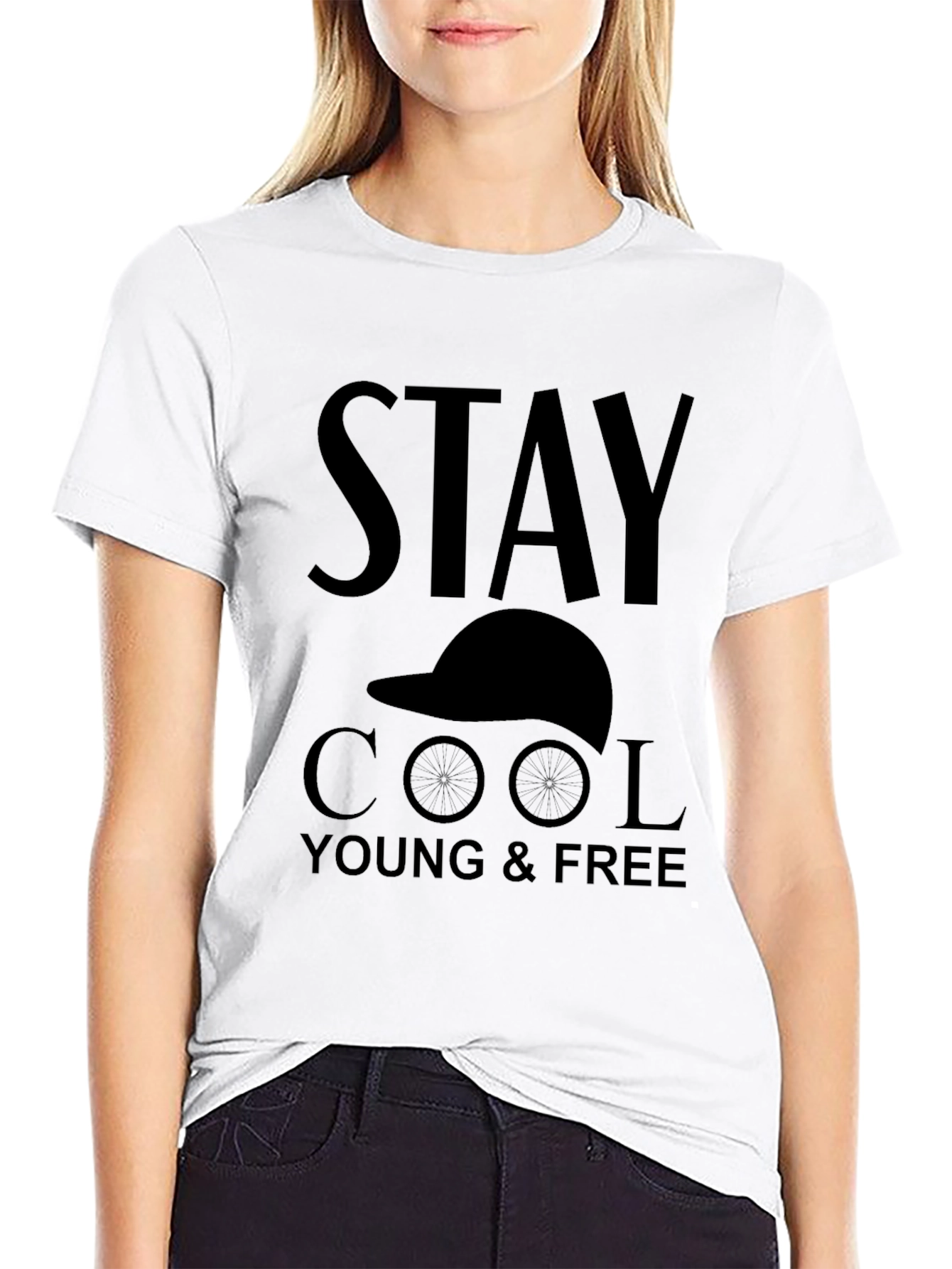 Stay Cool Young & Free Graphic Tee - Unisex - 9