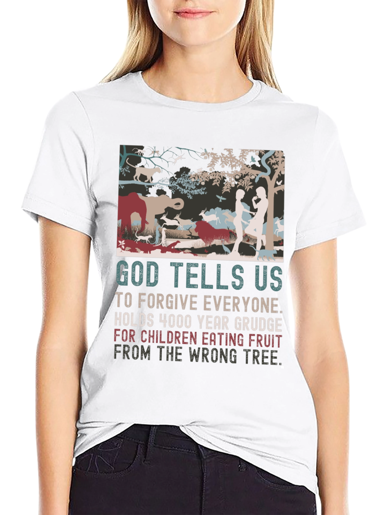 Black God Tells Us T-Shirt view 9