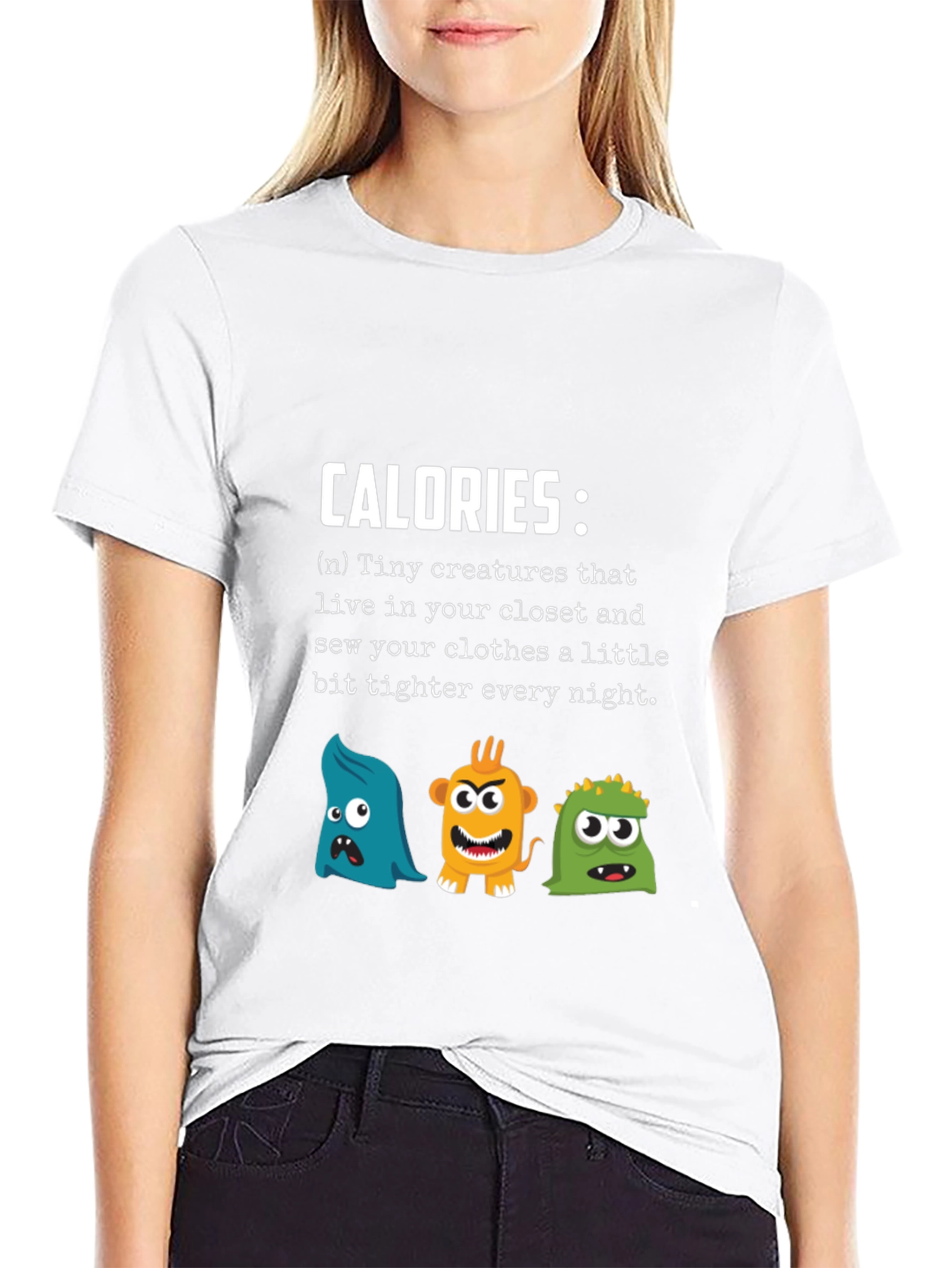 Black Calories Tiny Creatures Graphic Tee view 9