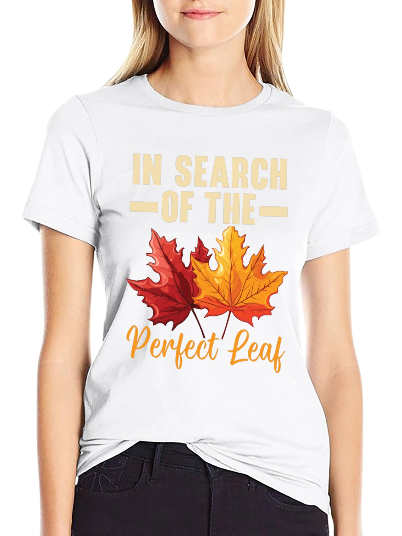 Black In Search of the Perfect Leaf T-Shirt view 9