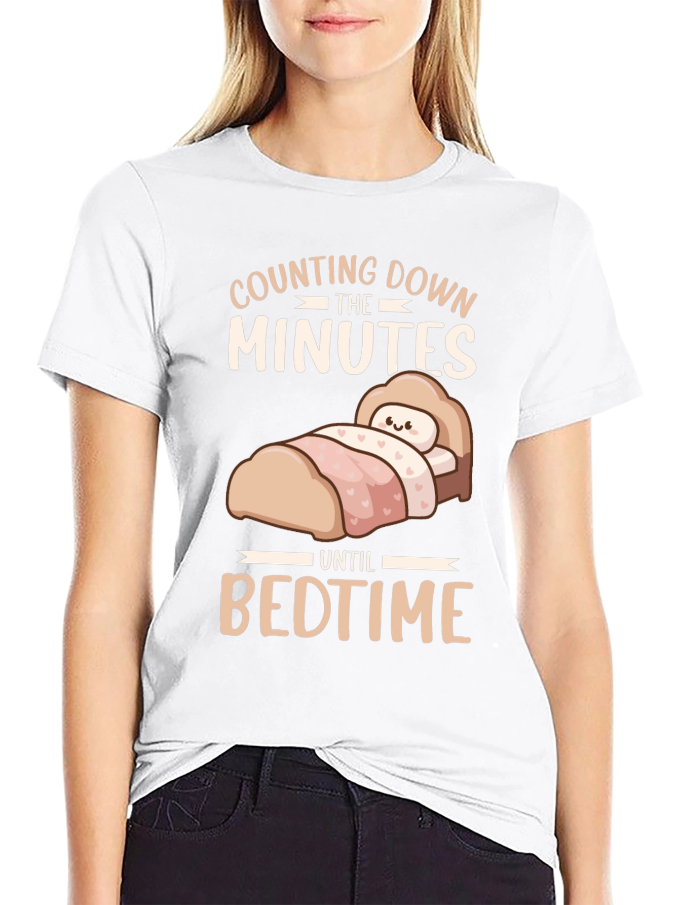 Black Counting Down the Minutes Until Bedtime T-Shirt view 9
