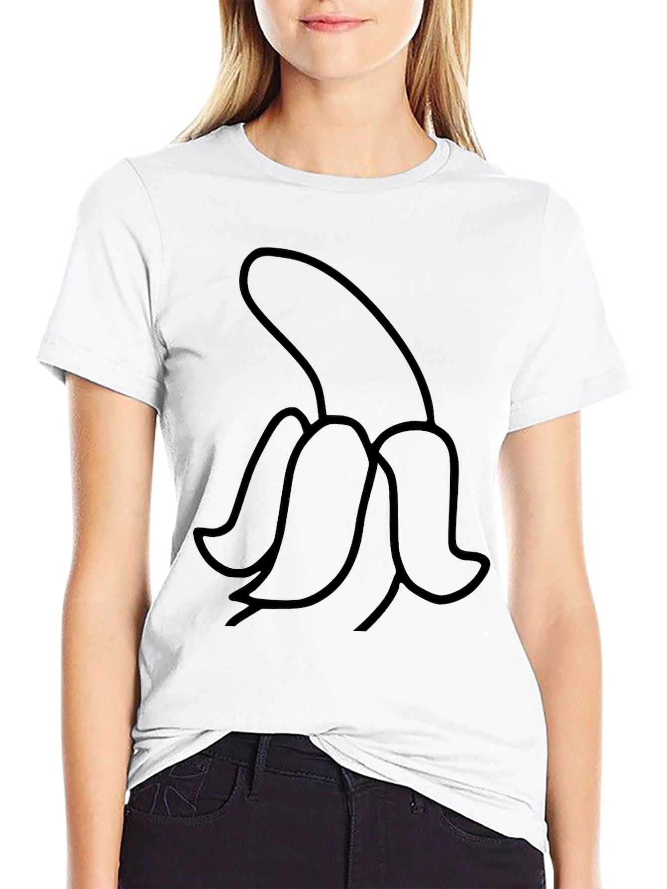 Black Banana Graphic T-Shirt - Black view 9