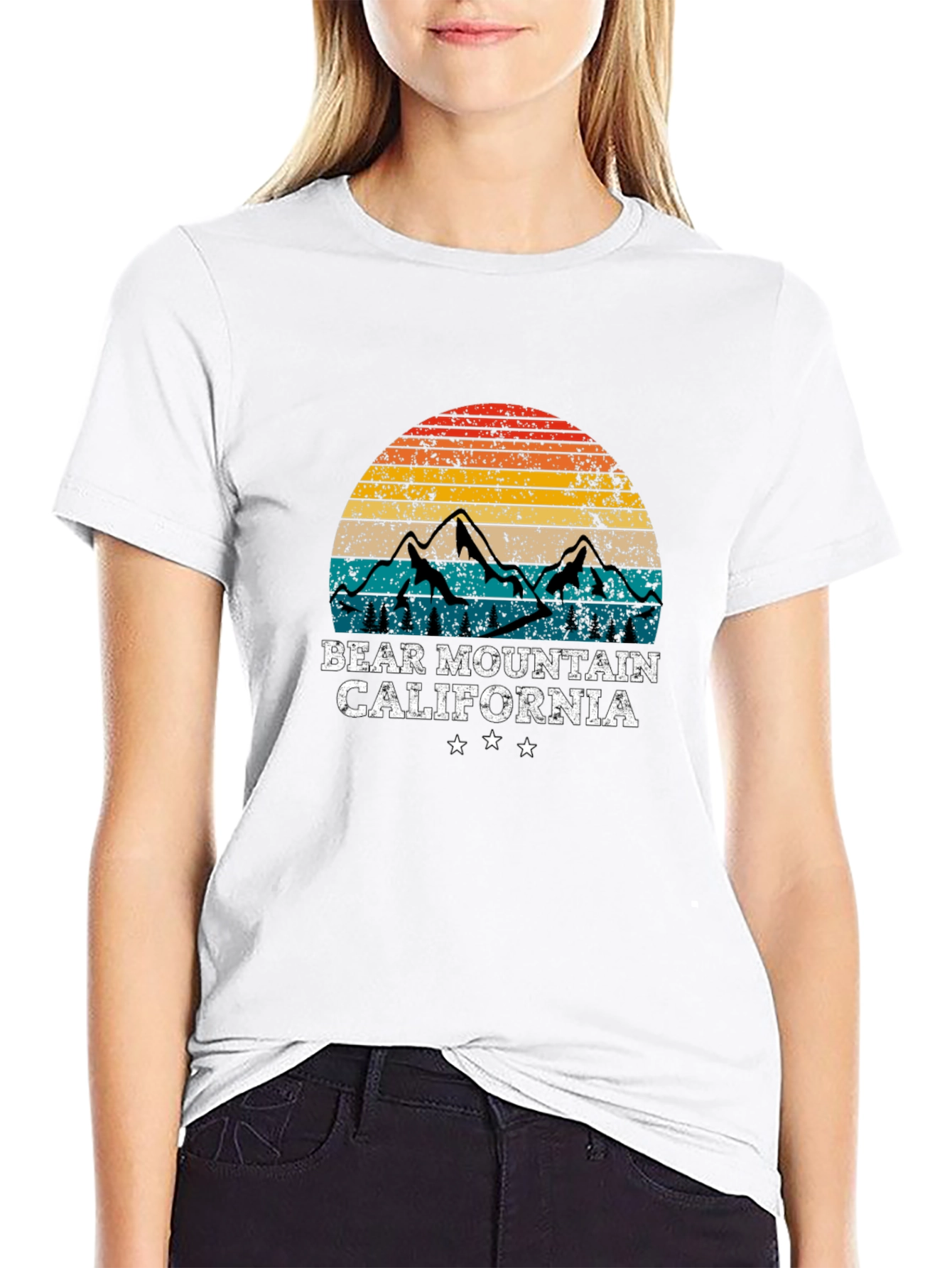 Black Bear Mountain California T-Shirt, Graphic Tee view 9