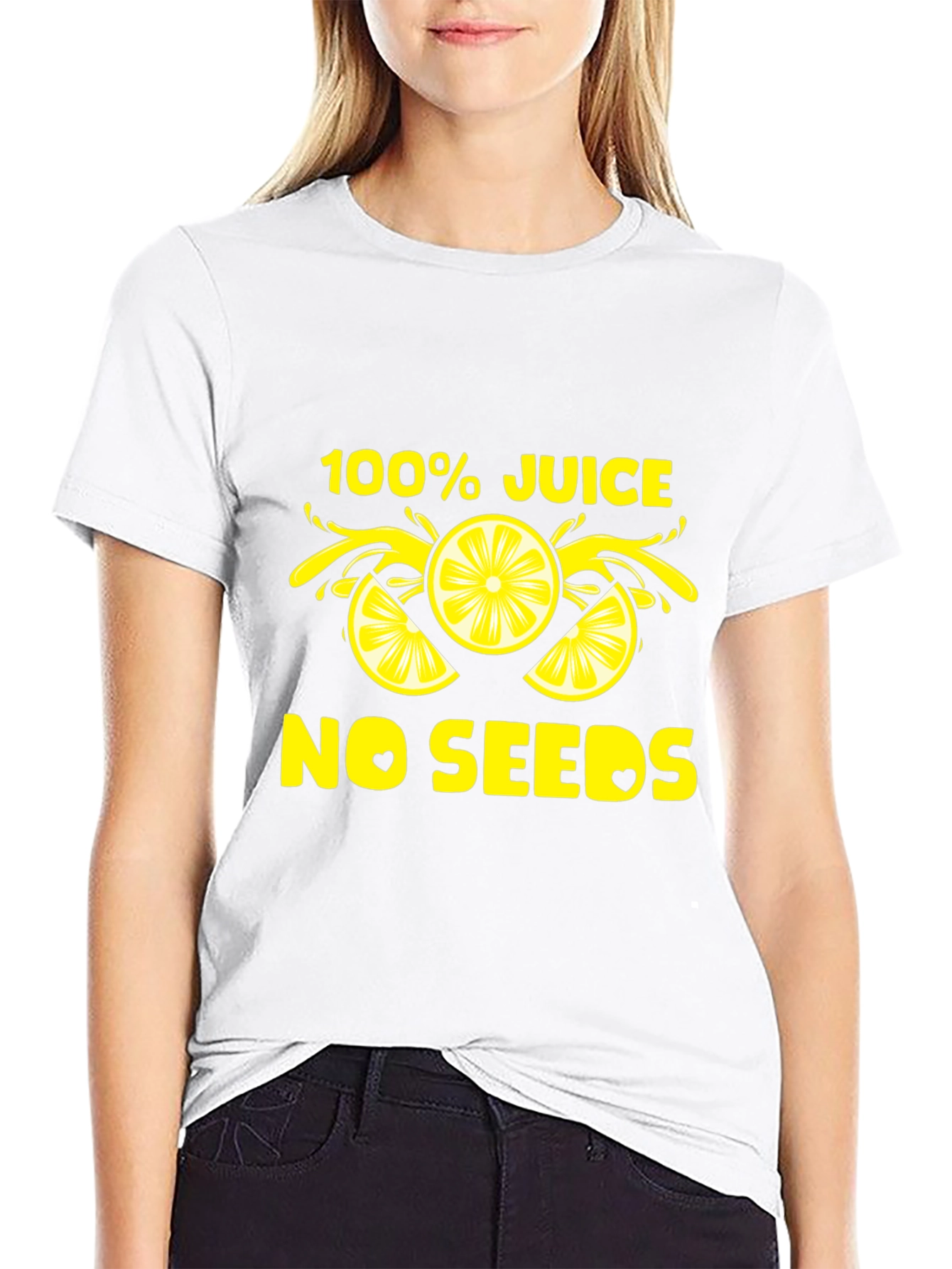 Black 100% Juice No Seeds T-Shirt - Black view 9