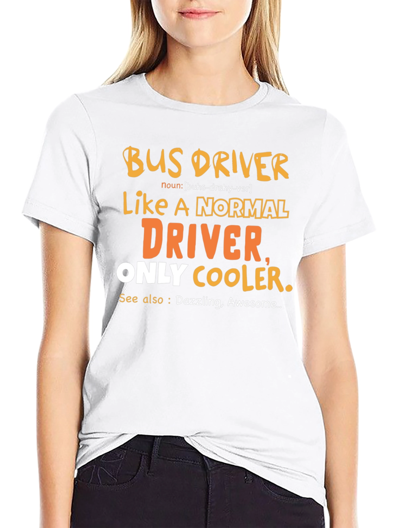 Black Bus Driver Graphic Tee - Cool & Awesome view 9