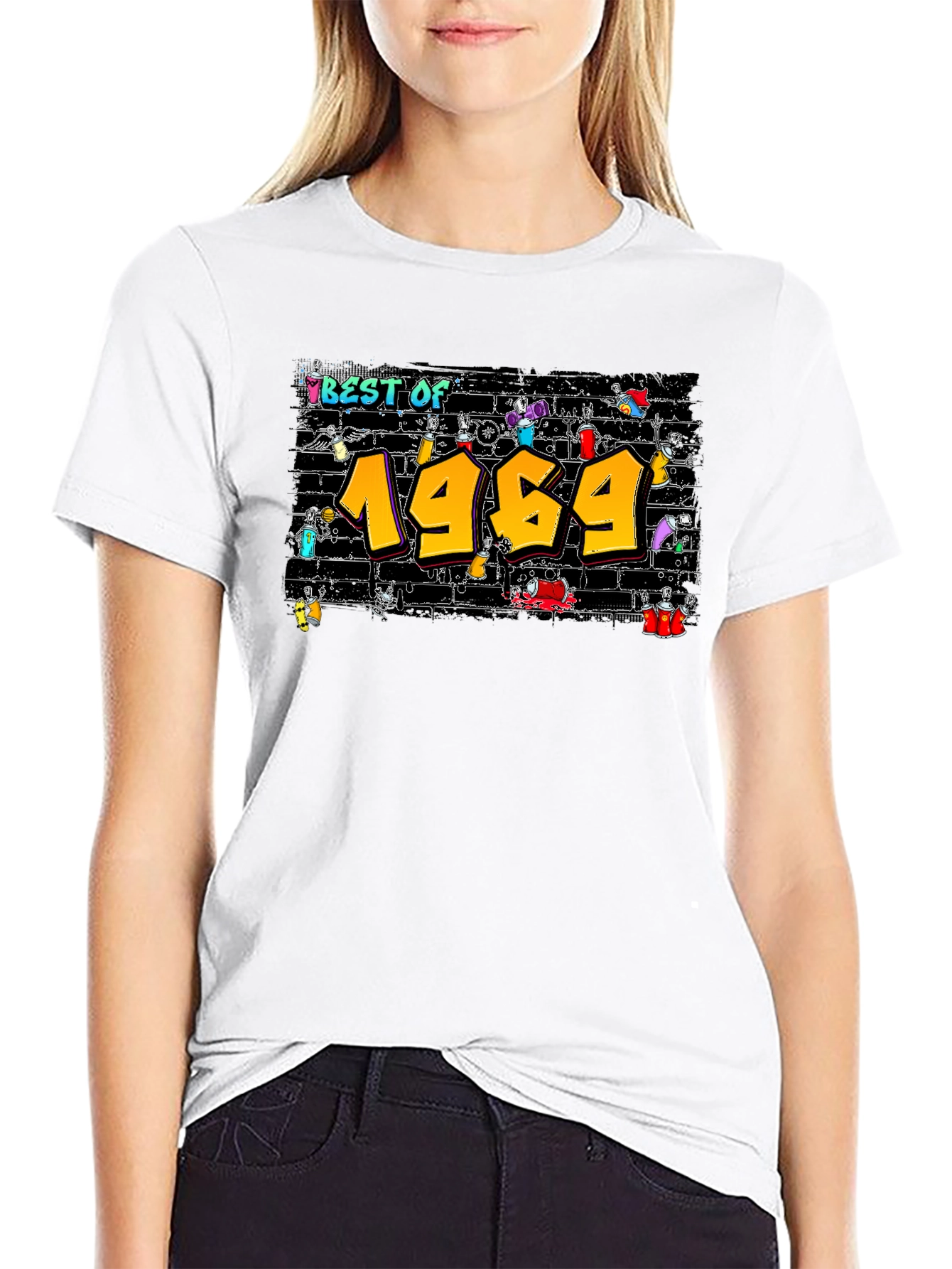 Black Best of 1969 Graphic T-Shirt view 9
