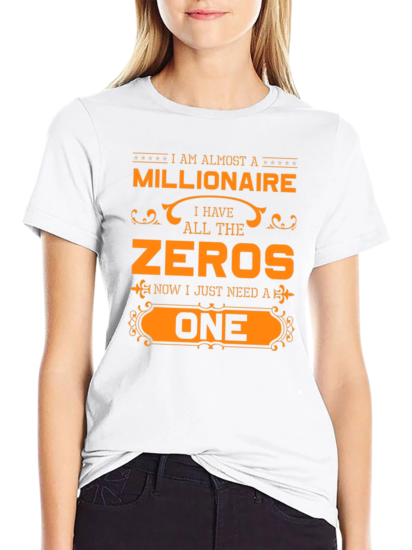 Black Almost a Millionaire T-Shirt Funny Novelty Tee view 9