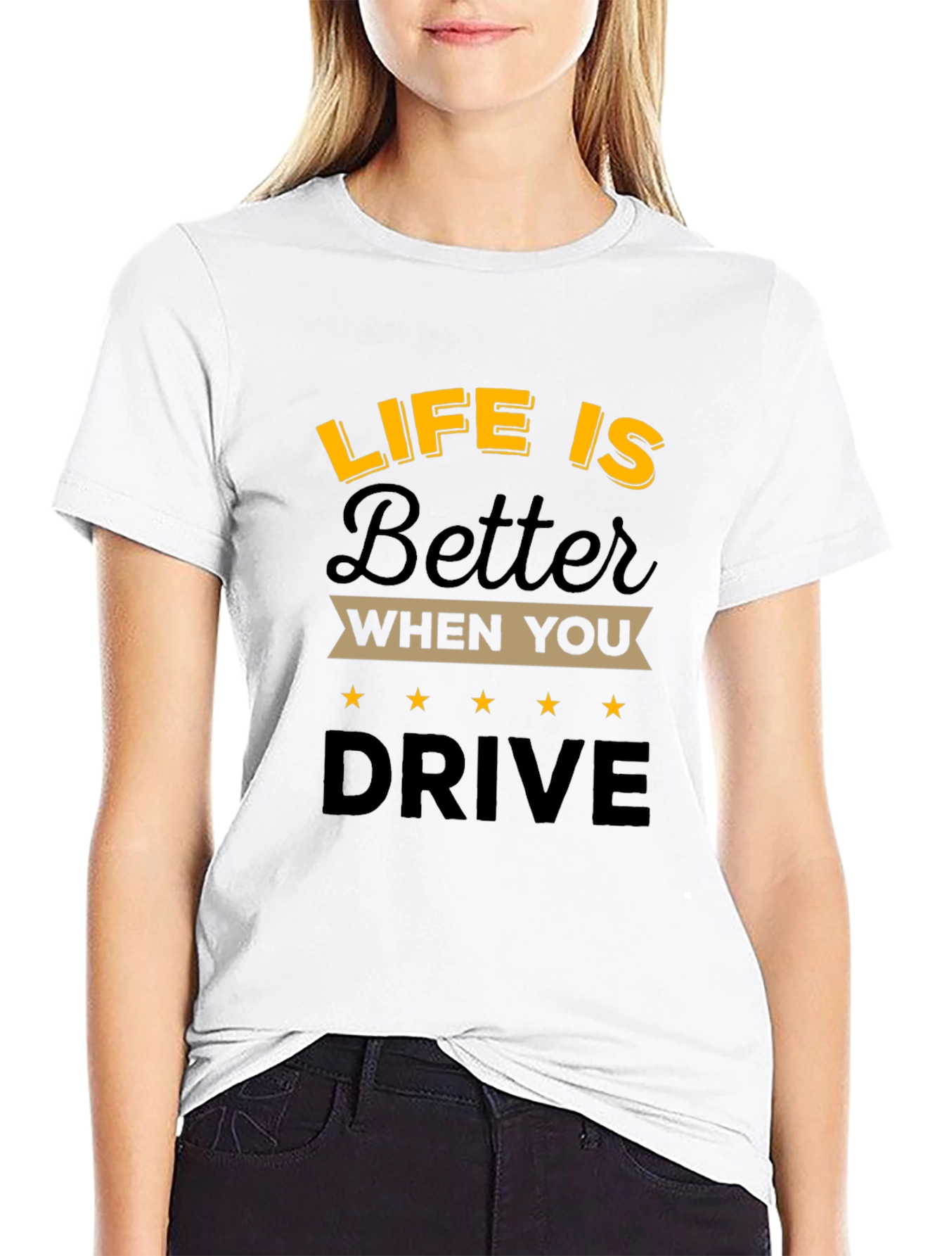Black Life is Better When You Drive T-Shirt view 9