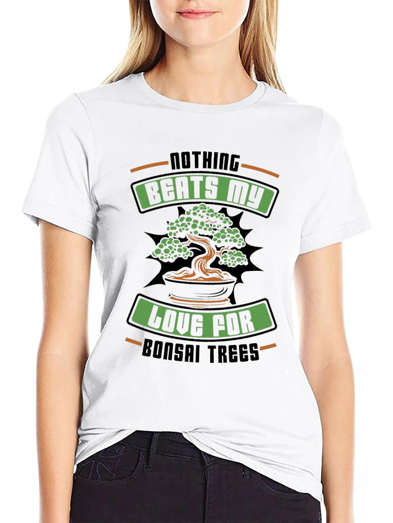 Black Bonsai Tree Lover Graphic Tee - Nature Inspired Design view 9