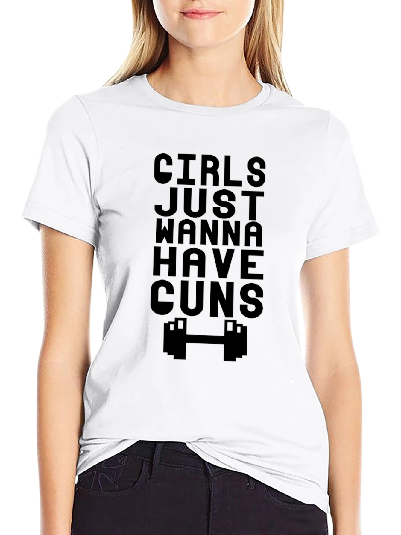 Black Girls Just Wanna Have Guns Graphic T-Shirt view 9