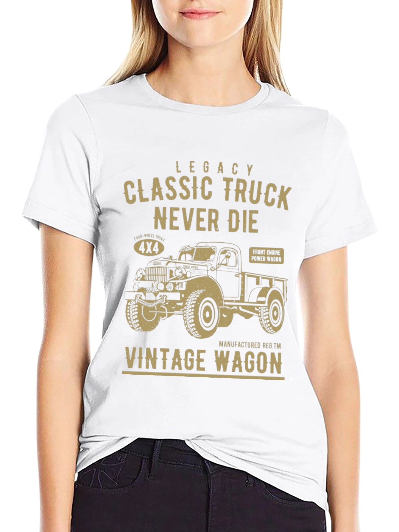 Black Legacy Classic Truck Graphic T-Shirt view 9