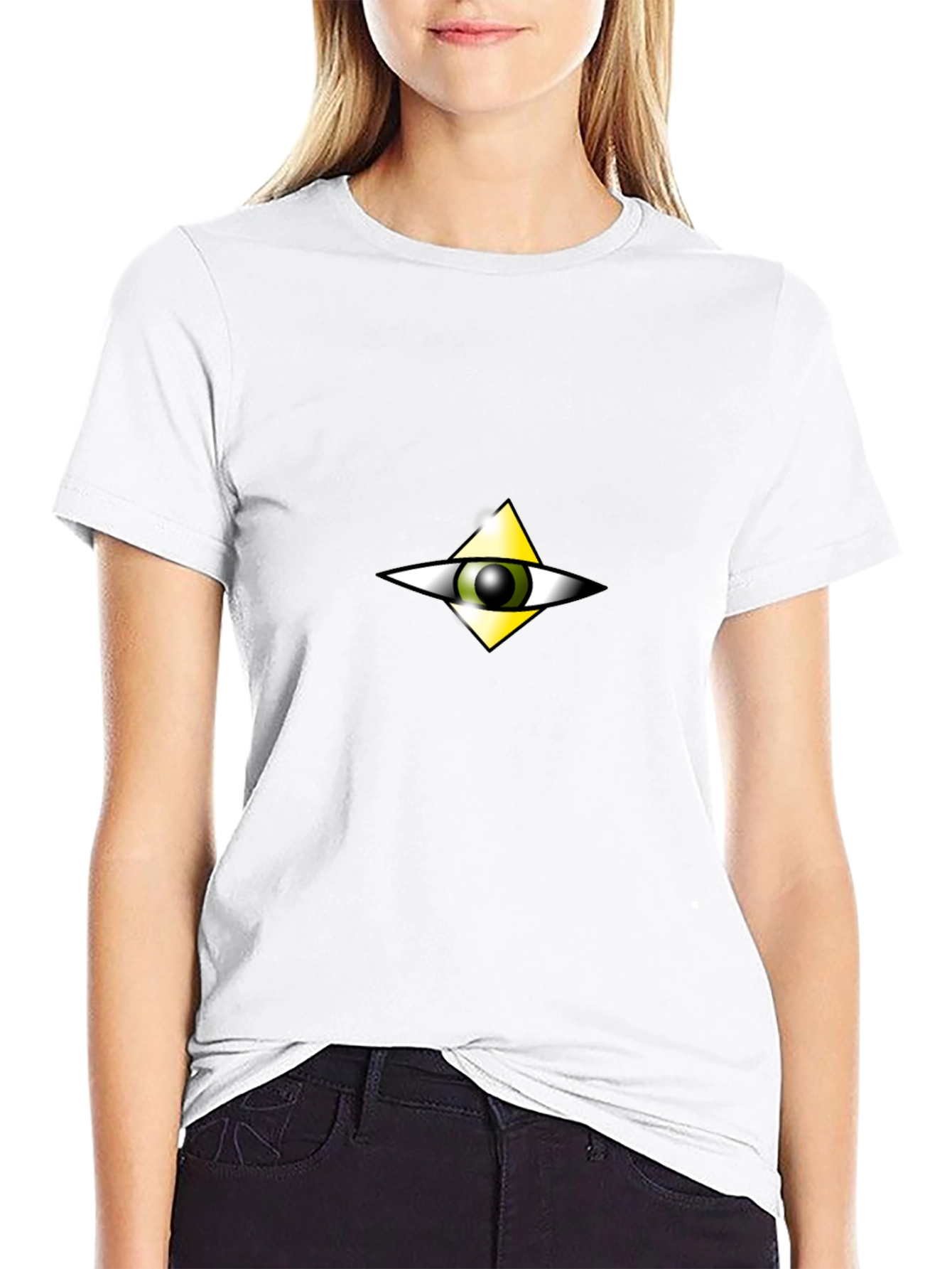 Black Eye Graphic Black T-Shirt view 9