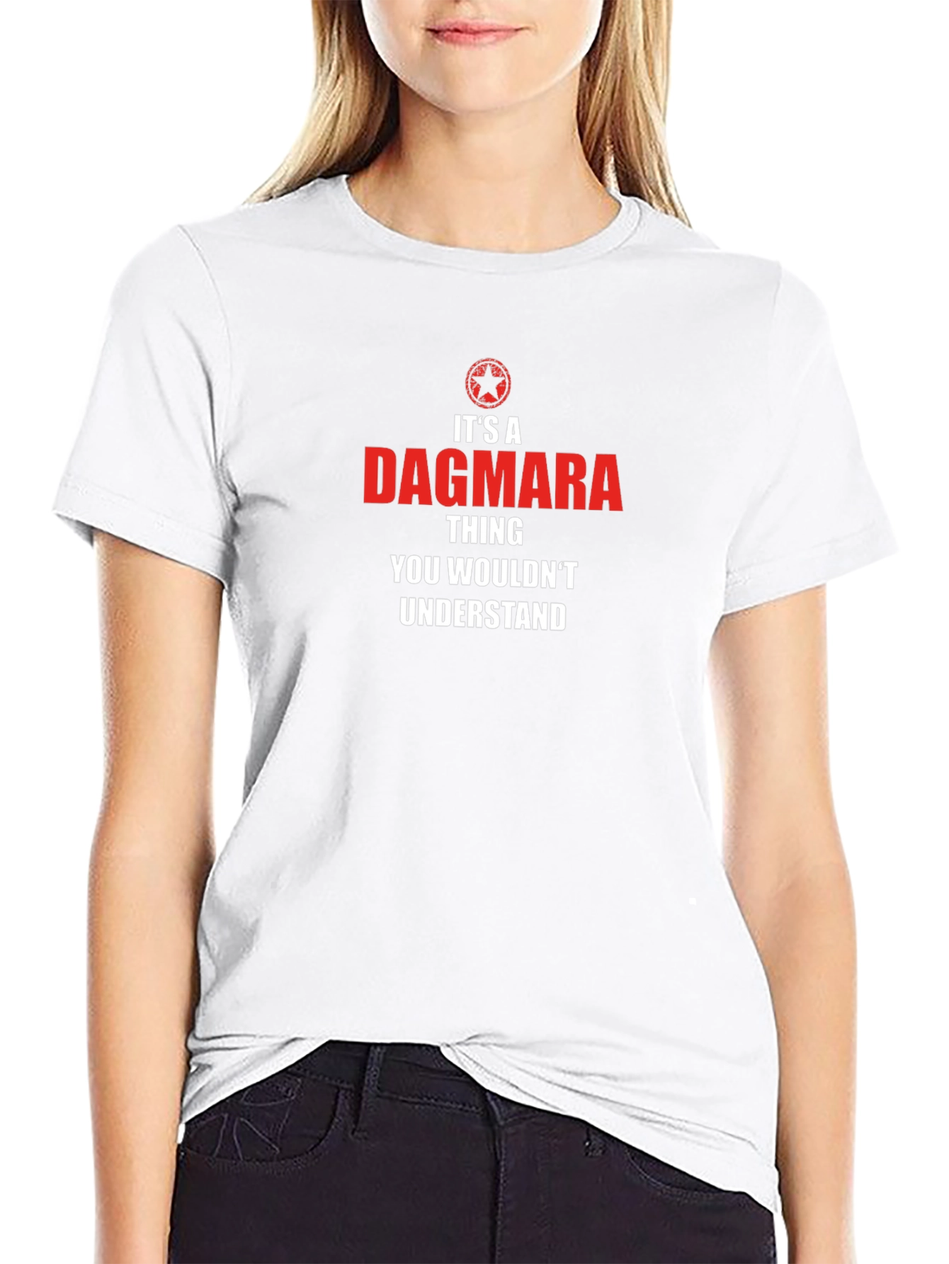 Black It's A Dagmara Thing - Funny T-Shirt view 9