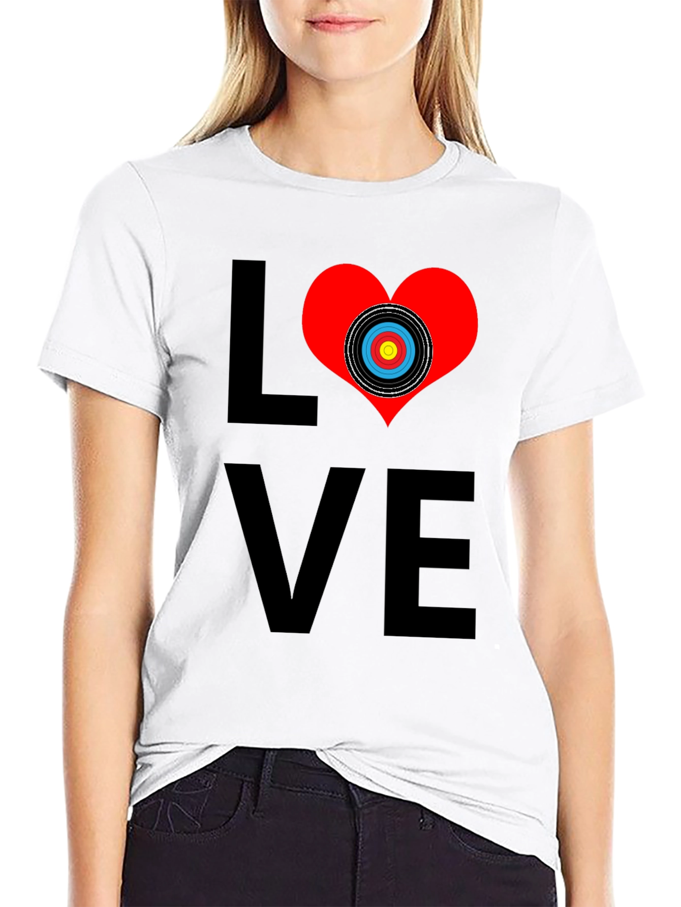 Black Archery Love T-Shirt view 9