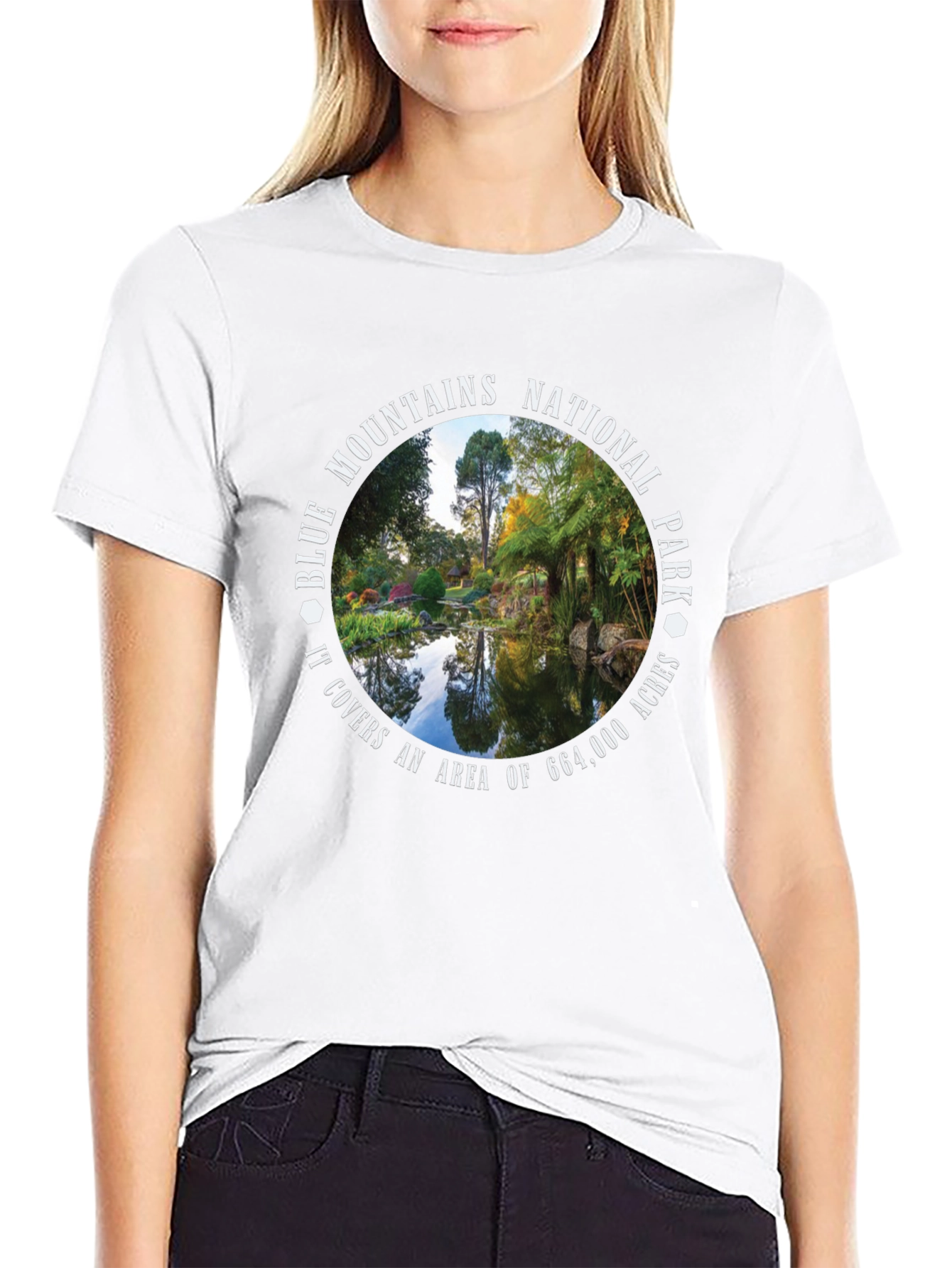 Black Blue Mountains National Park T-Shirt view 9
