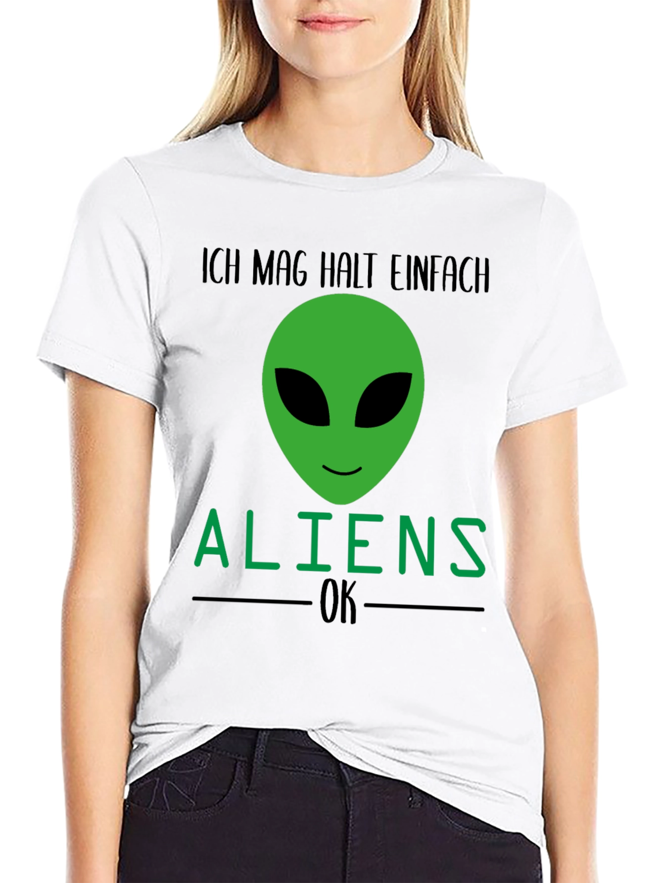 Alien Graphic Tee - Ich Mag Halt Einfach Aliens OK - 9