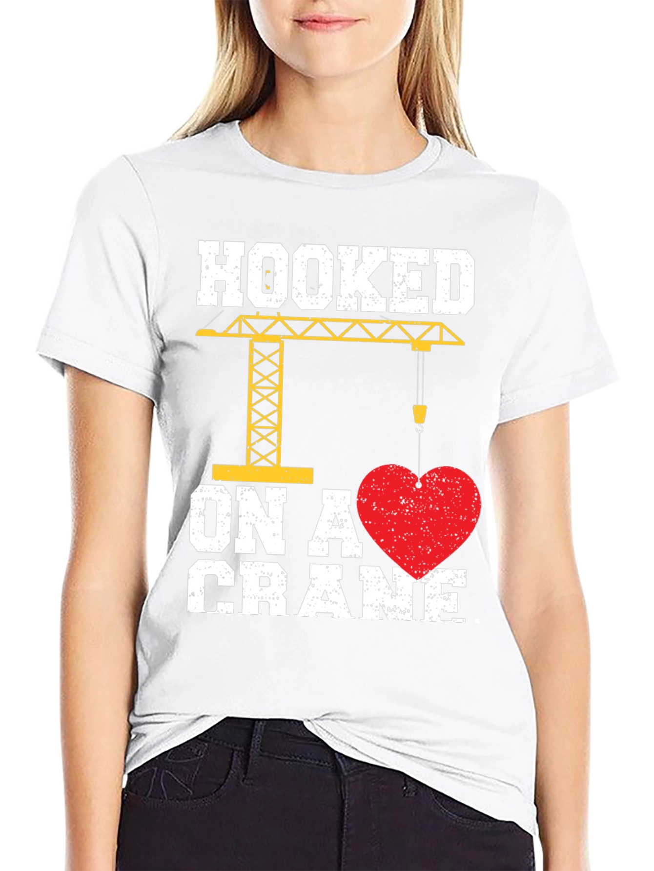 Hooked on a Crane Valentine's Day T-Shirt - 9