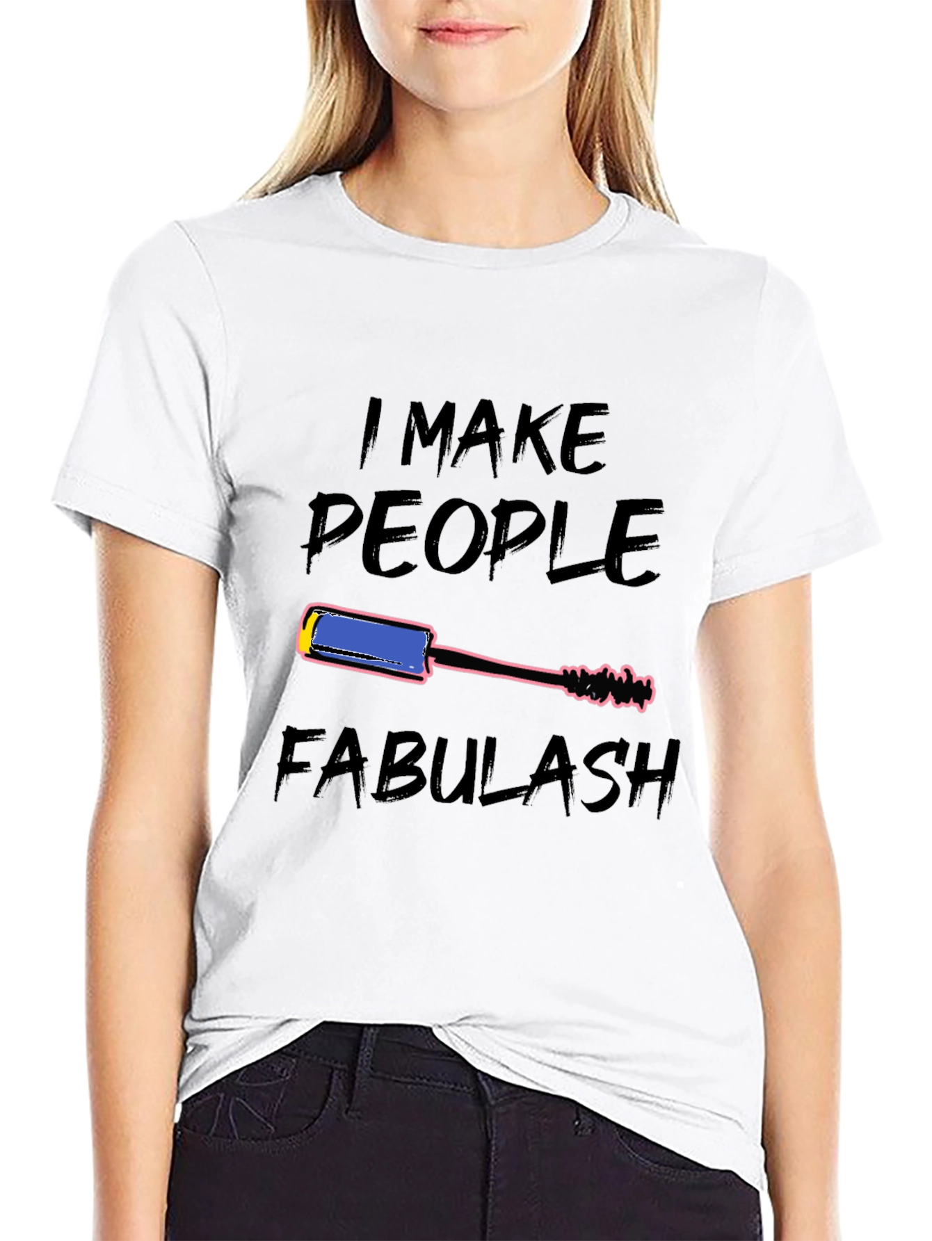 Black Fabulash Mascara T-Shirt - Beauty & Style view 9