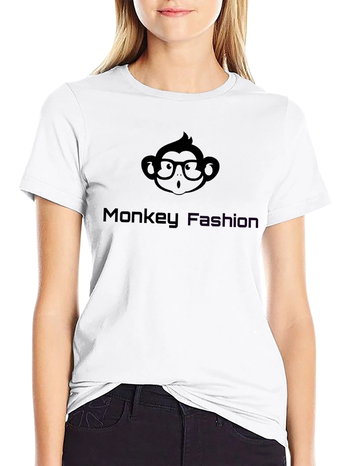 Black Monkey Fashion Graphic Tee - Black view 9