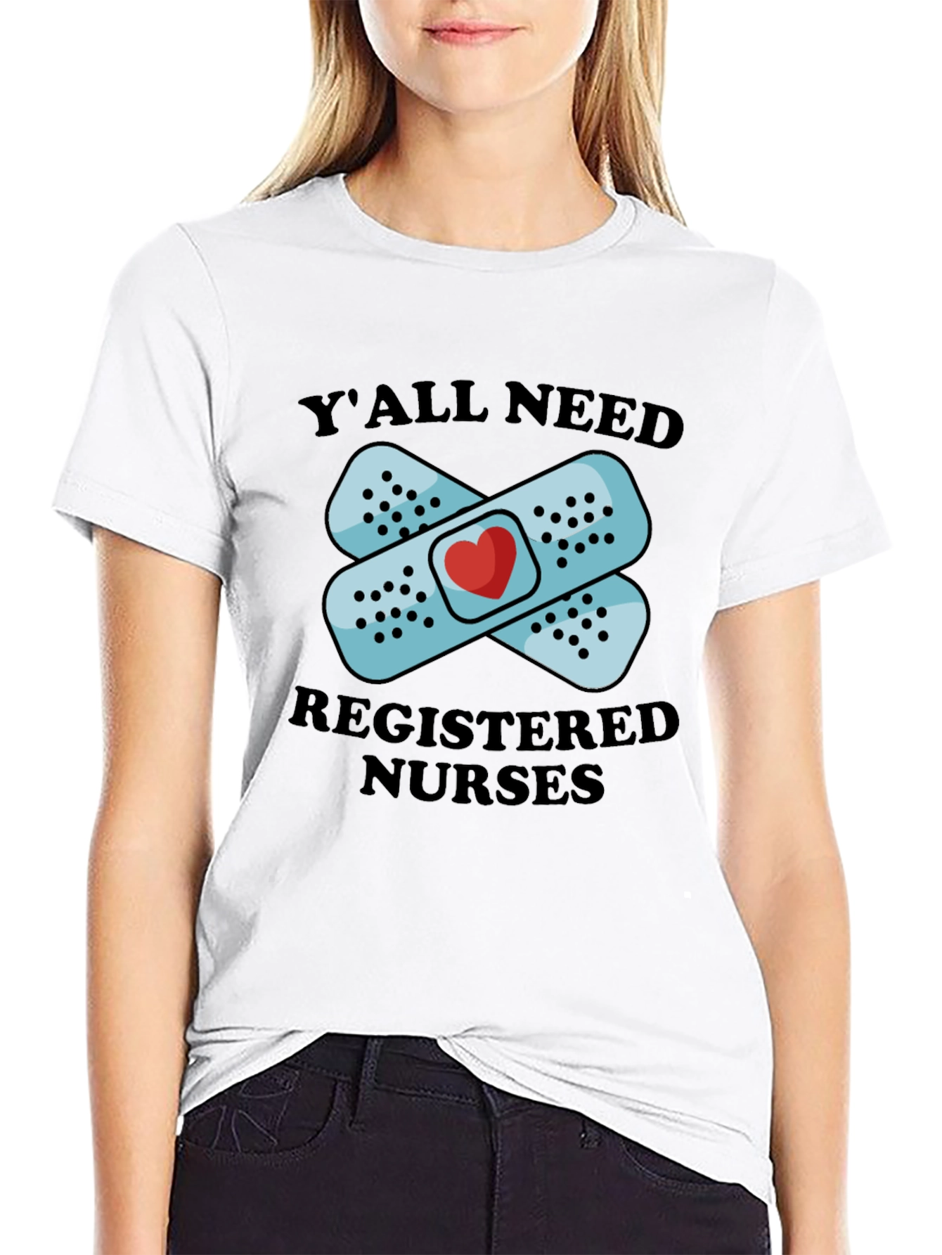 Black Y'all Need Registered Nurses Graphic T-Shirt view 9