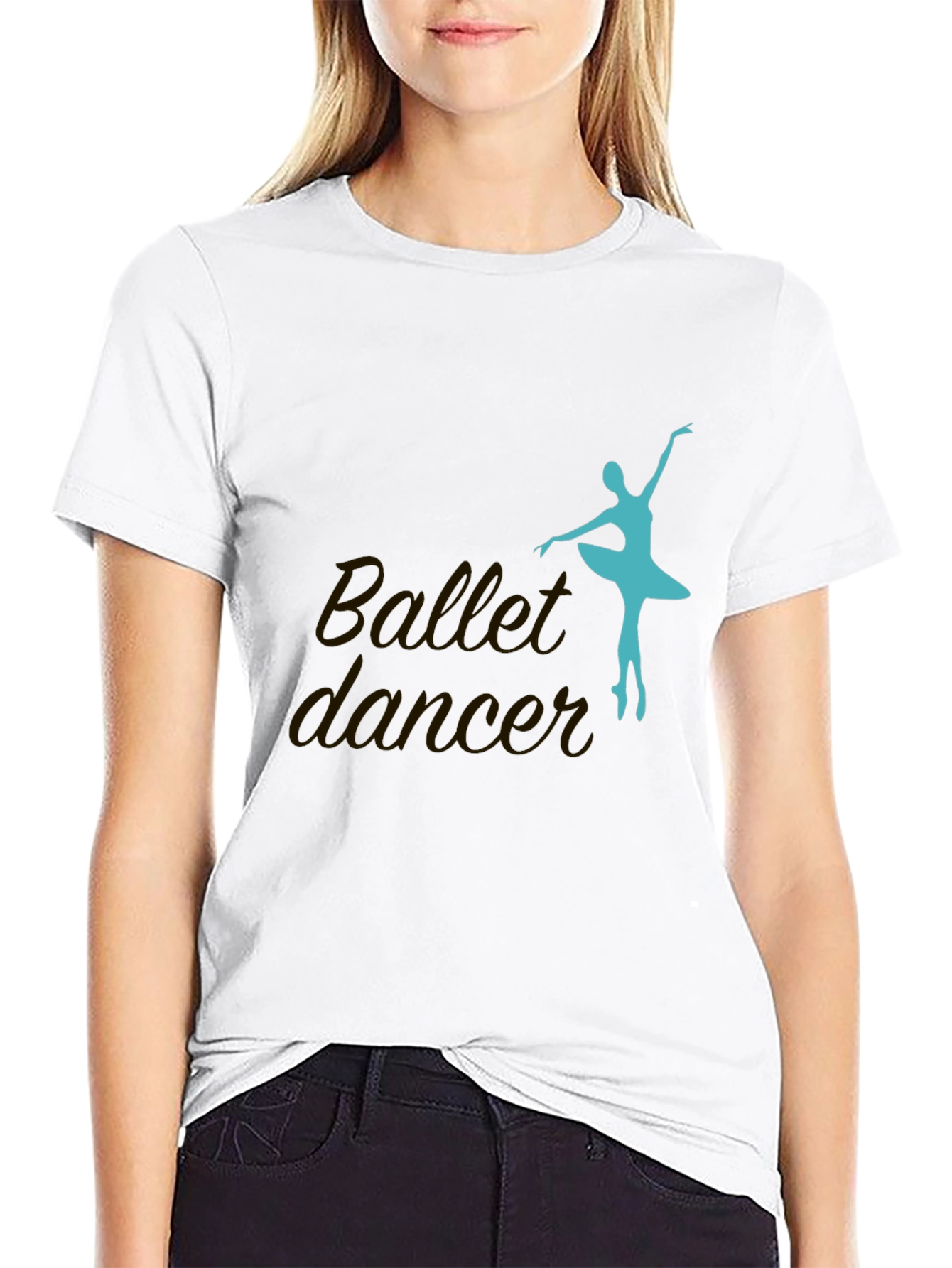 Black Ballet Dancer Graphic Tee - Stylish Comfort view 9