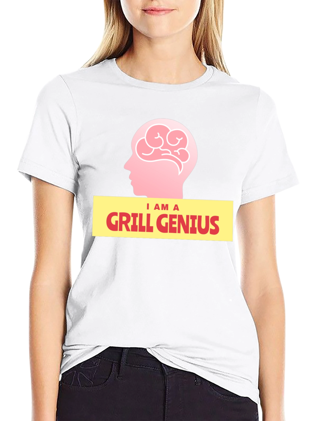 Black Grill Genius Graphic T-Shirt - BBQ Master Apparel view 9